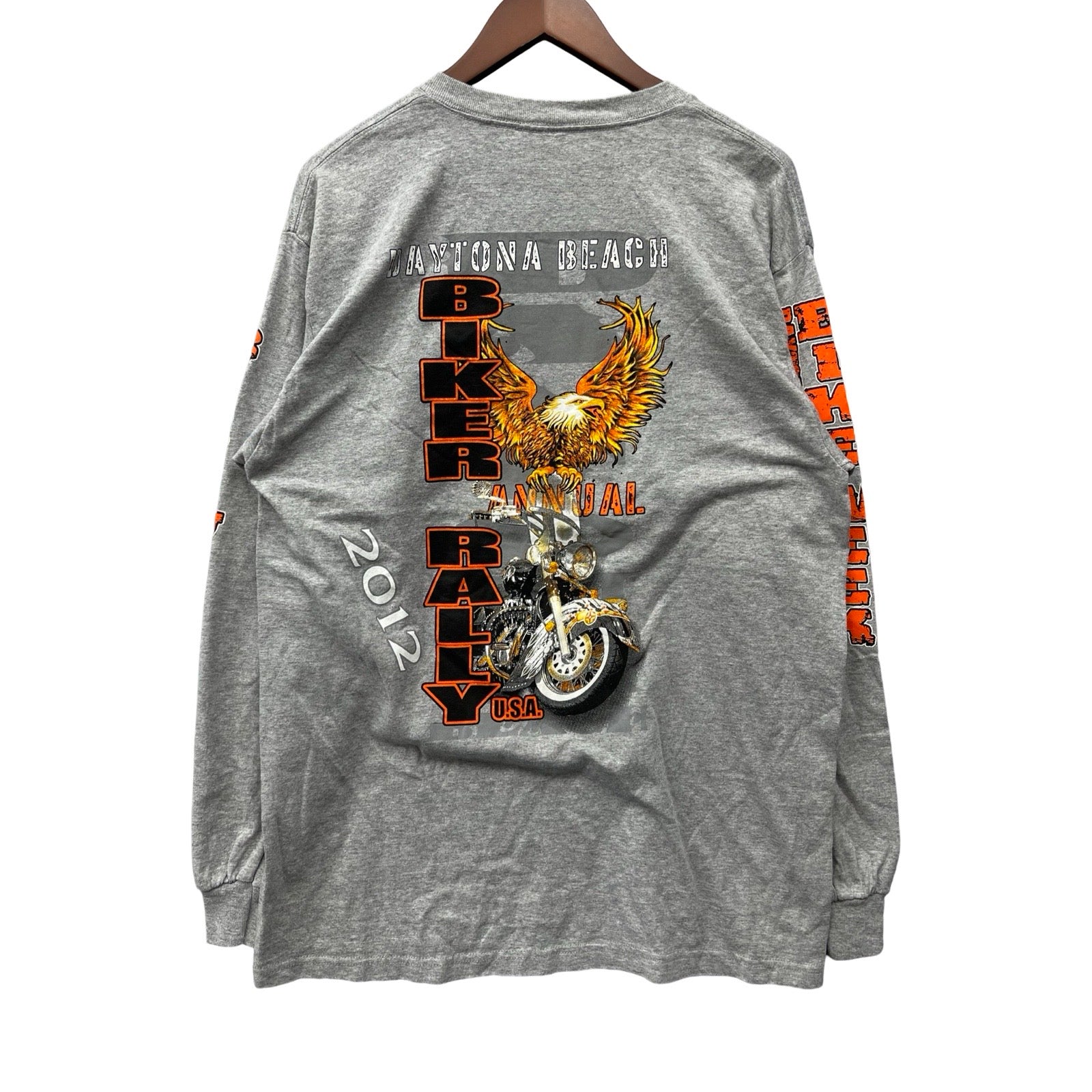 Vintage 00's Harley-Davidson "BIKER RALLY" Daytona Beach L/S Tee Size L