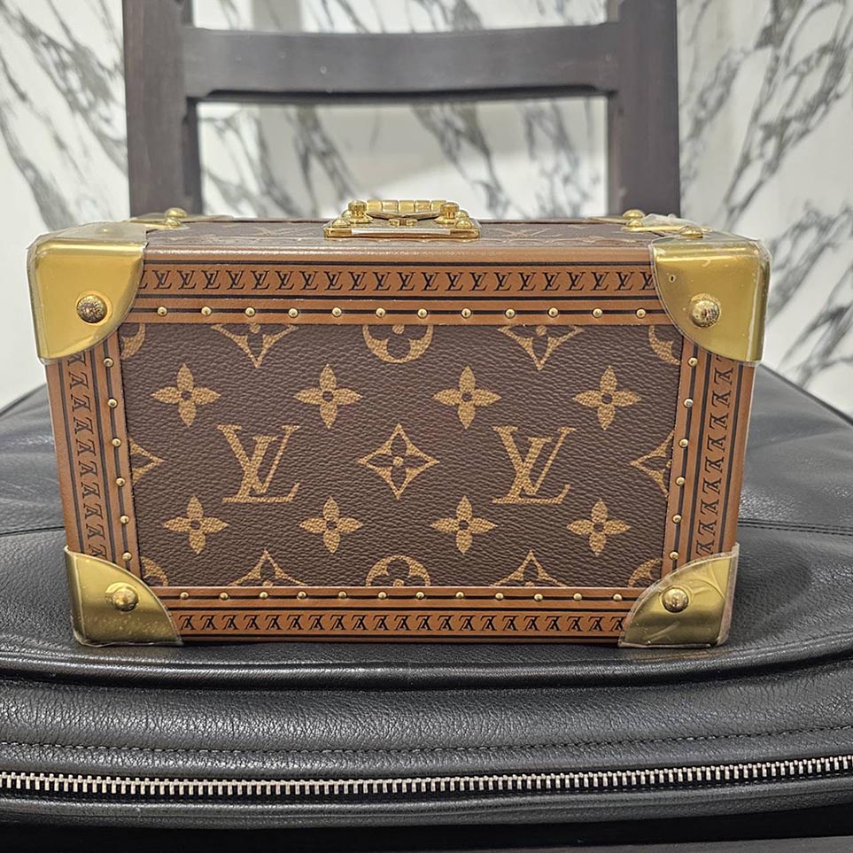 LOUIS VUITTON 2020AW Coffret Tresor 24 Jewellery Box M10139 ルイヴィトン モノグラム コフレ・トレゾール 24 クレーム ジュエリーボックス