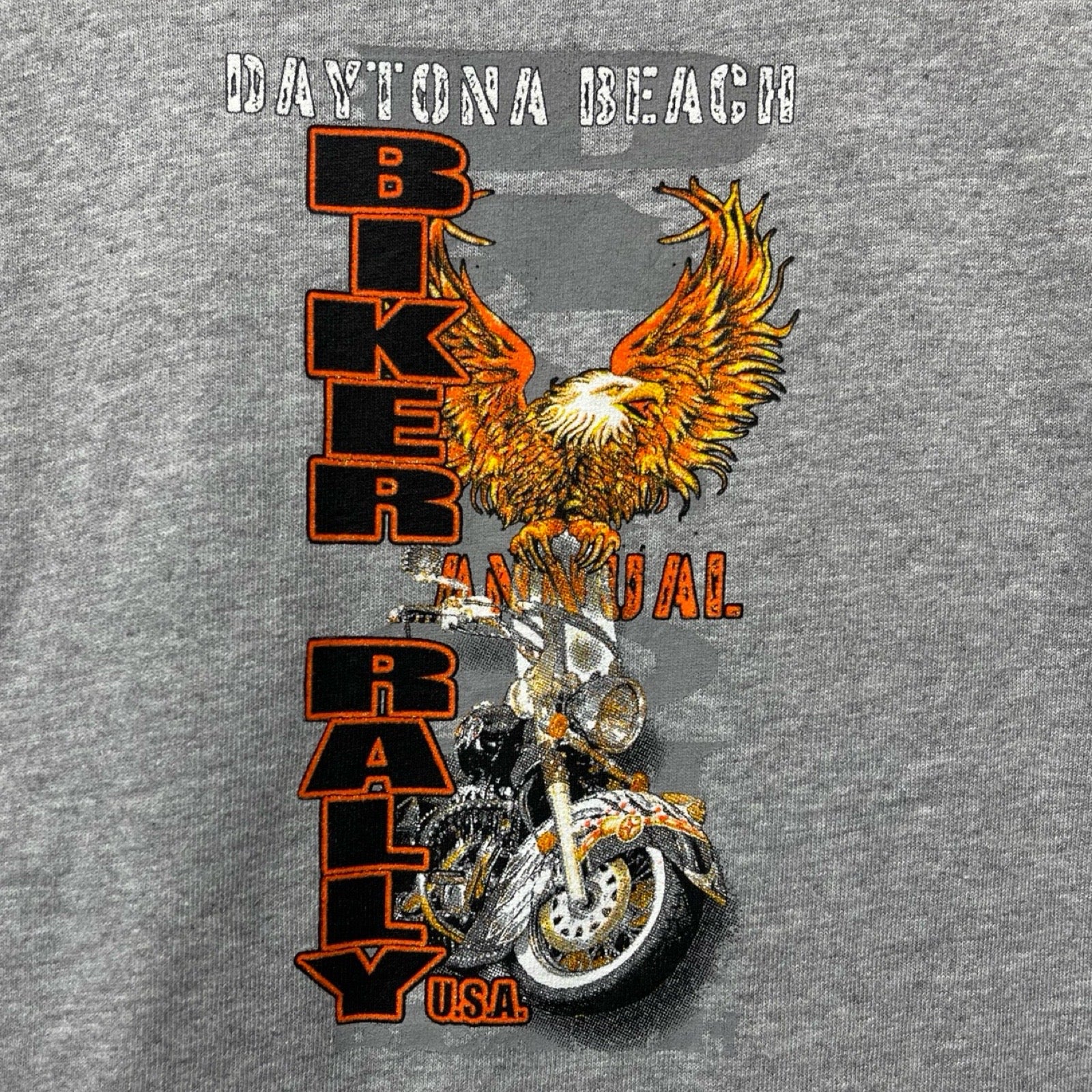 Vintage 00's Harley-Davidson "BIKER RALLY" Daytona Beach L/S Tee Size L