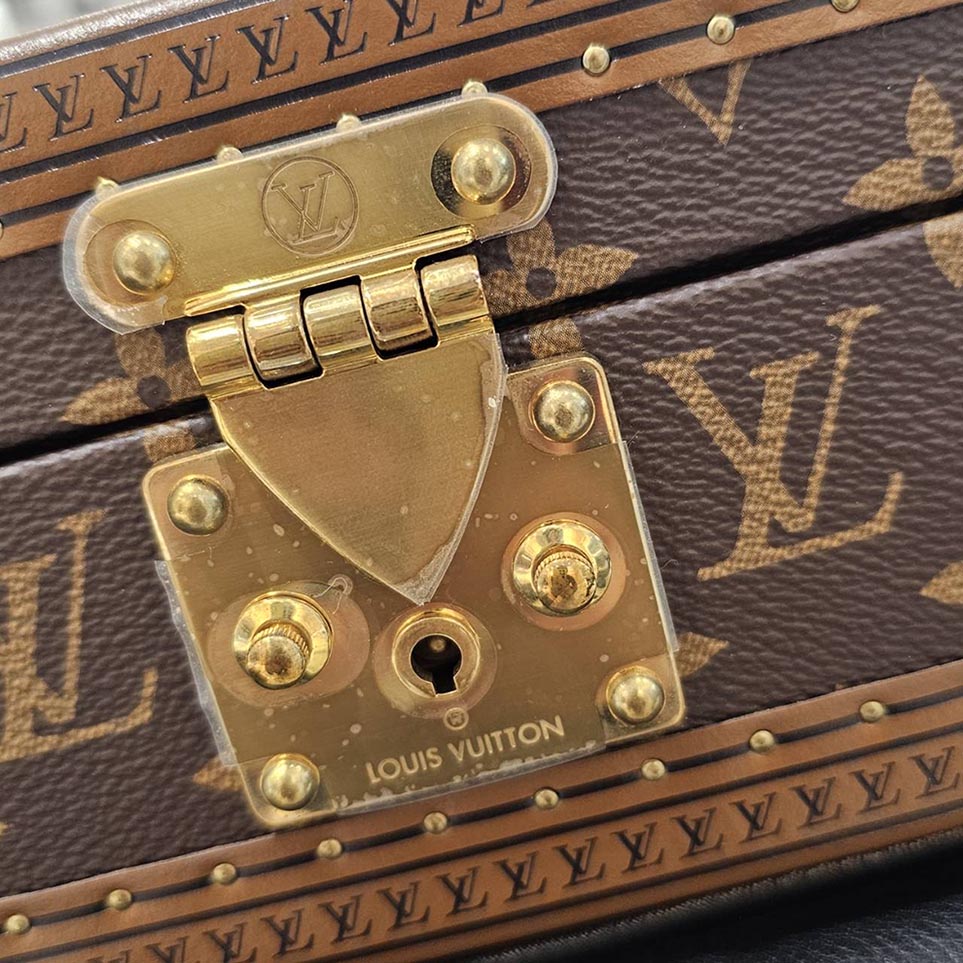 LOUIS VUITTON 2020AW Coffret Tresor 24 Jewellery Box M10139 ルイヴィトン モノグラム コフレ・トレゾール 24 クレーム ジュエリーボックス