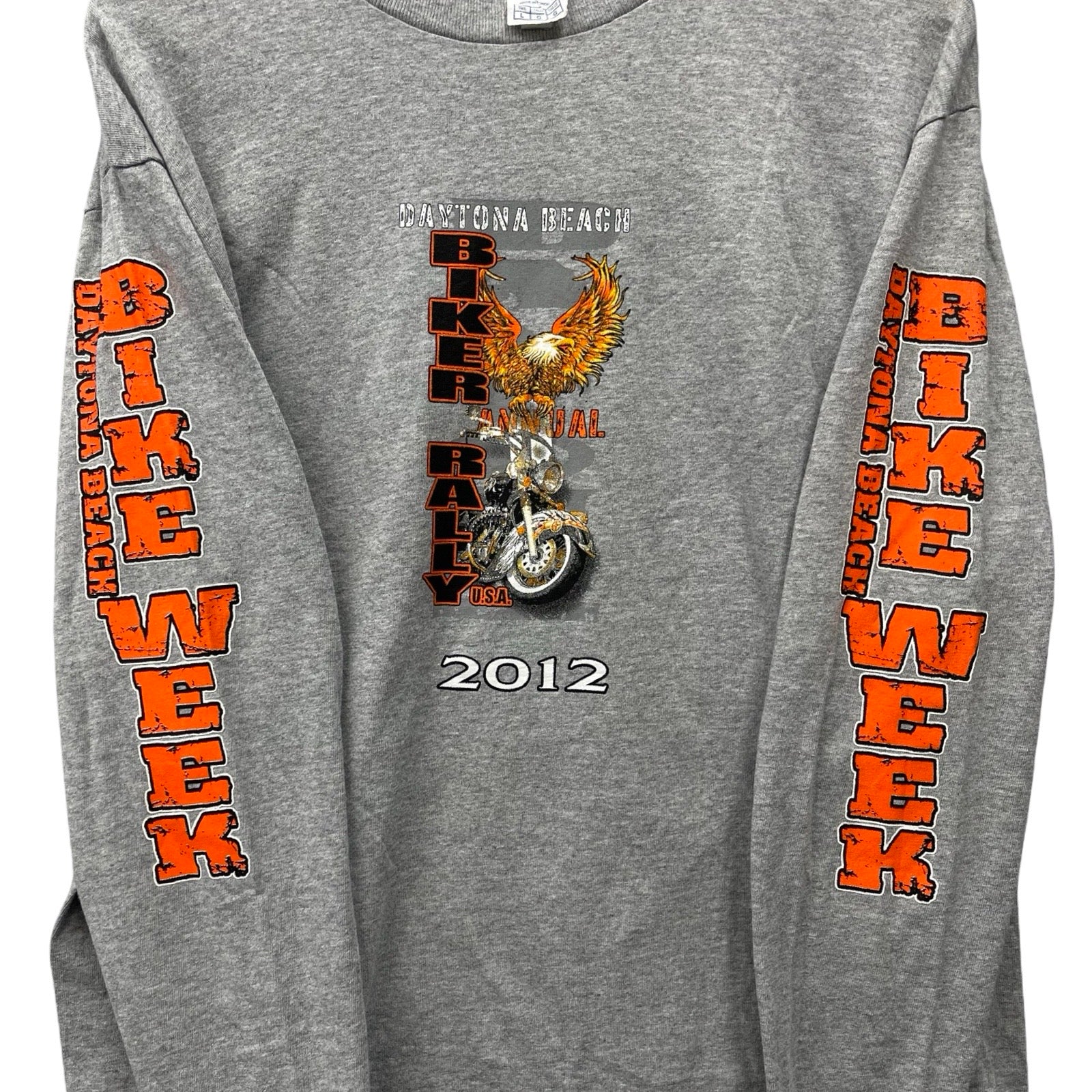 Vintage 00's Harley-Davidson "BIKER RALLY" Daytona Beach L/S Tee Size L