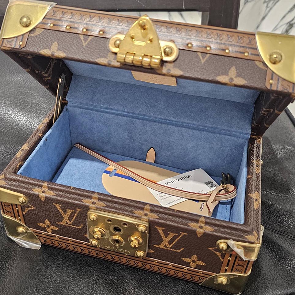 LOUIS VUITTON 2020AW Coffret Tresor 24 Jewellery Box M10139 ルイヴィトン モノグラム コフレ・トレゾール 24 クレーム ジュエリーボックス