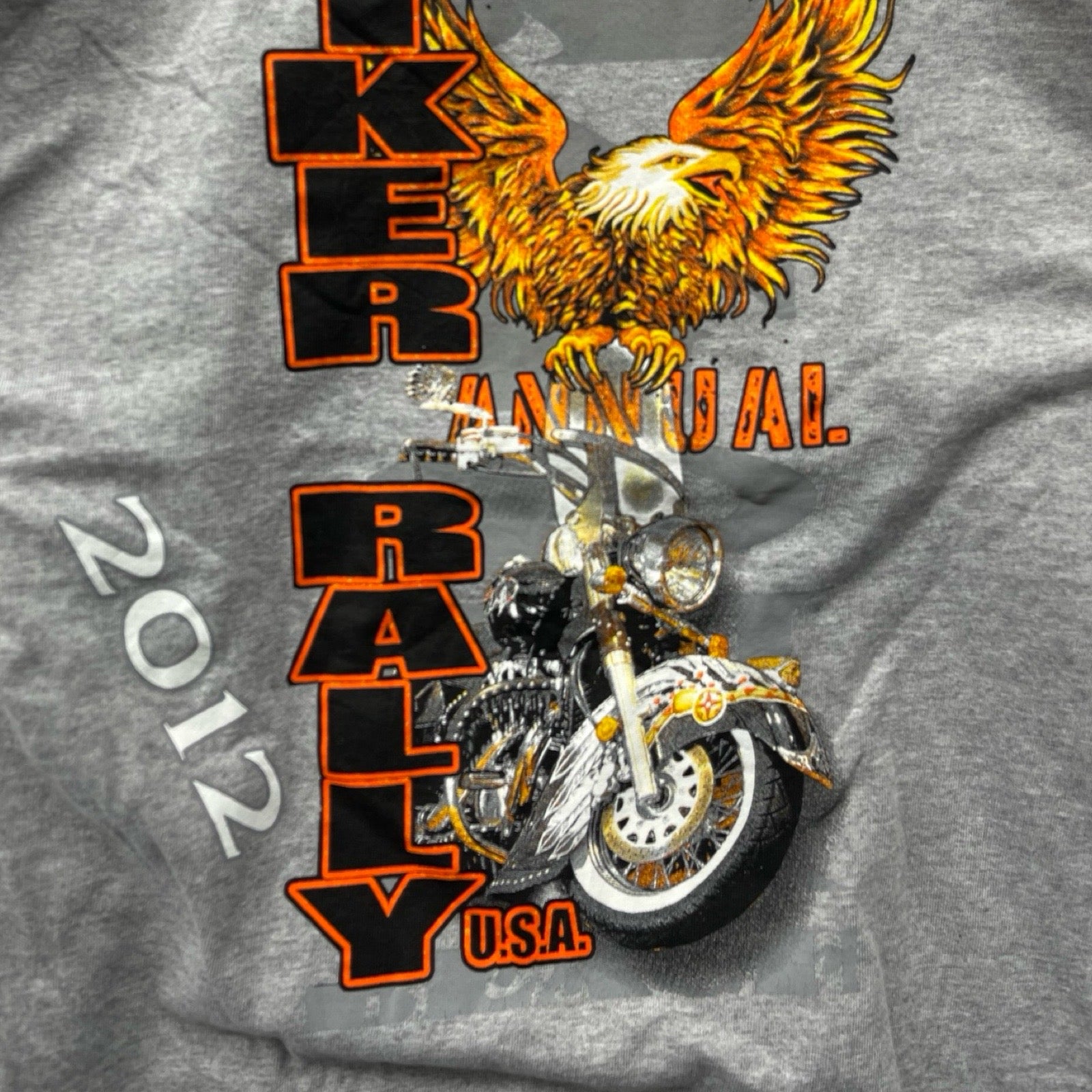 Vintage 00's Harley-Davidson "BIKER RALLY" Daytona Beach L/S Tee Size L