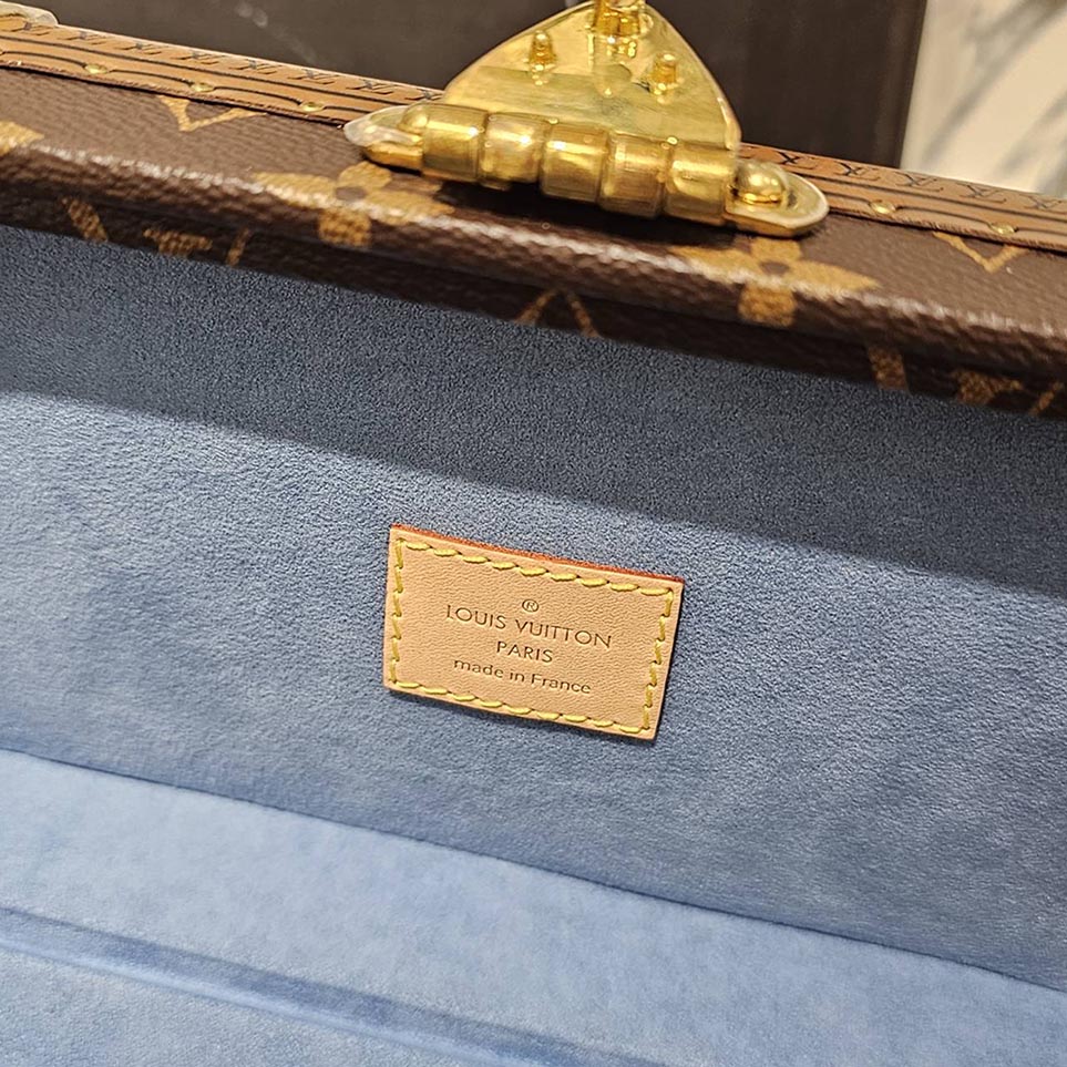 LOUIS VUITTON 2020AW Coffret Tresor 24 Jewellery Box M10139 ルイヴィトン モノグラム コフレ・トレゾール 24 クレーム ジュエリーボックス