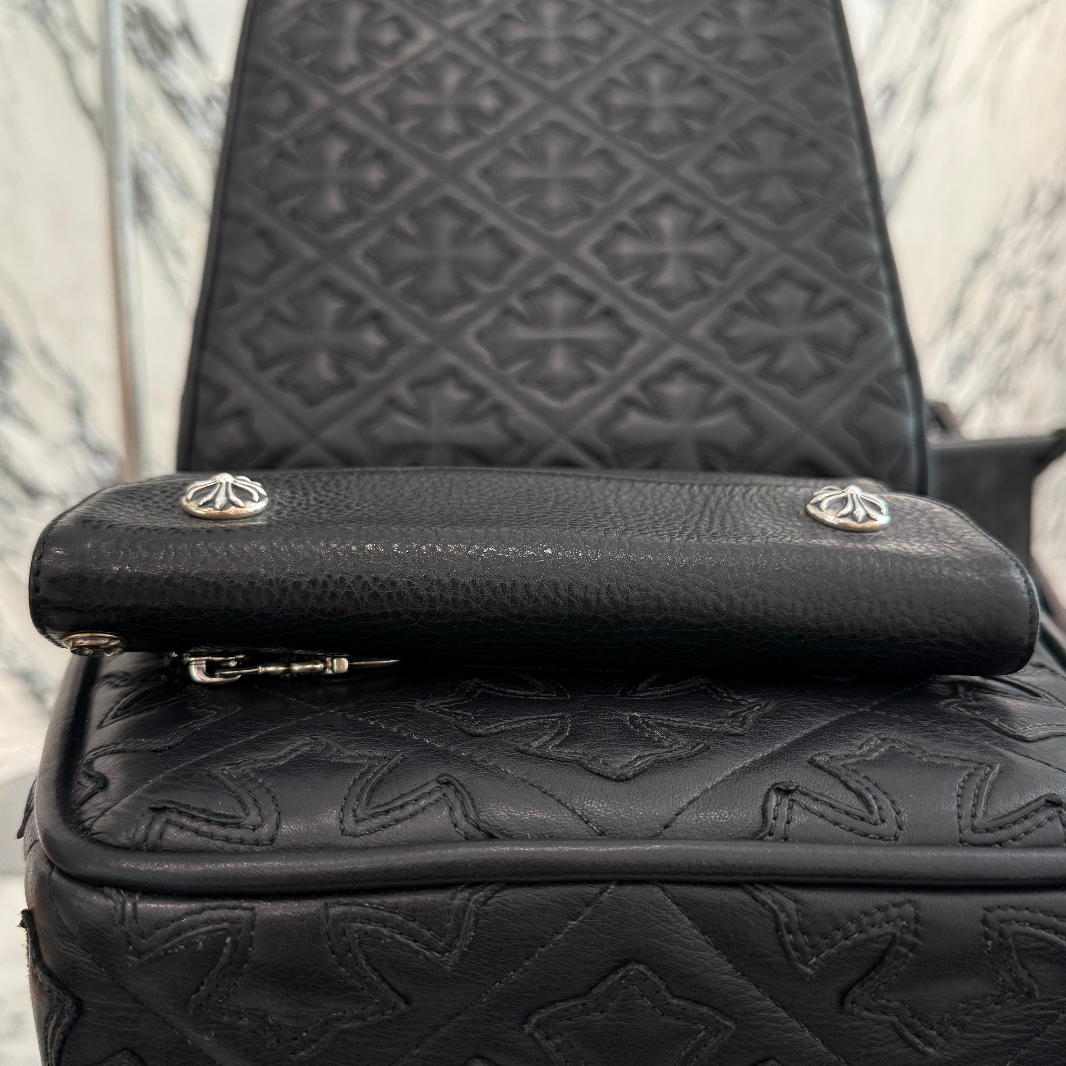 CHROME HEARTS Wave Cross Ball Wallet クロムハーツ ウェーブ クロスボール ウォレット