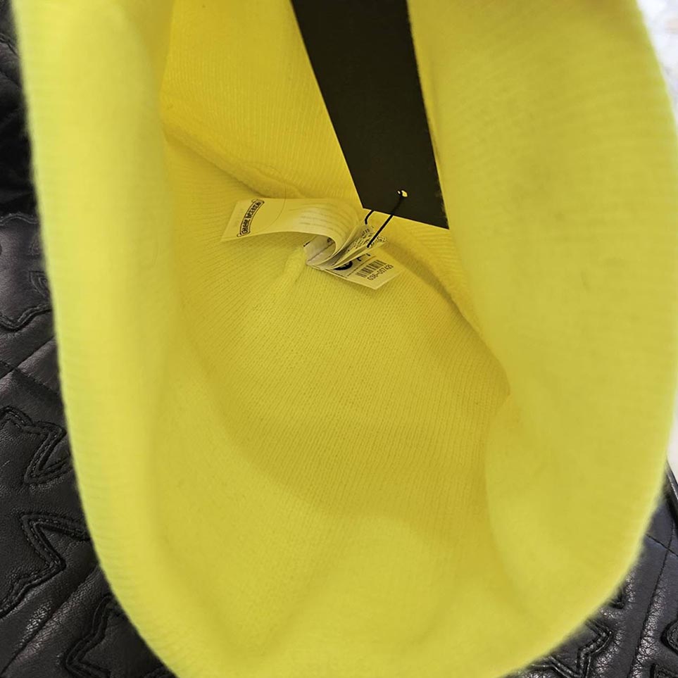 CHROME HEARTS WATCH CAP Neon Yellow Size ONE SIZE (23cm) クロムハーツ ワッチキャップ ONE SIZE (23cm)