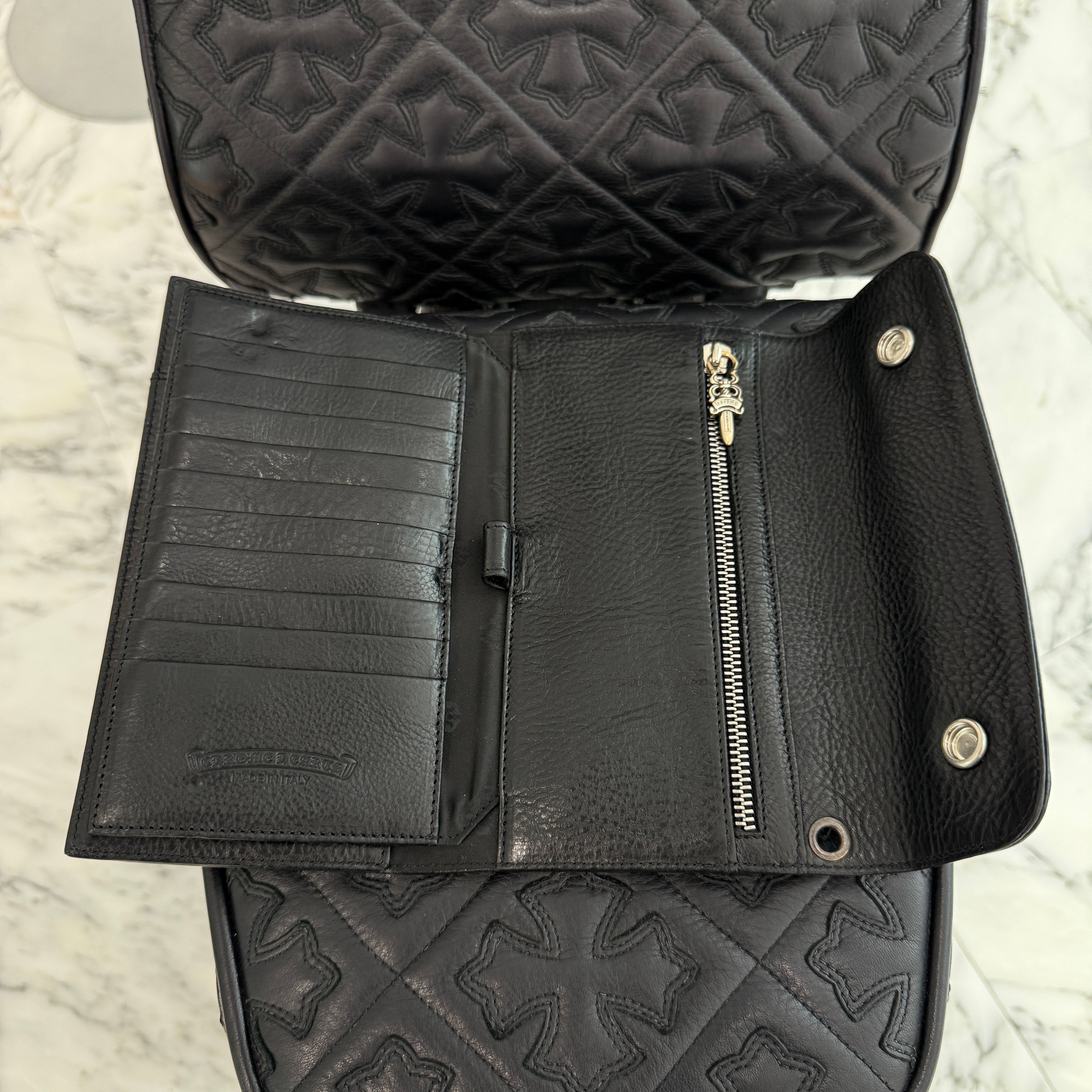 CHROME HEARTS Wave Cross Ball Wallet クロムハーツ ウェーブ クロスボール ウォレット