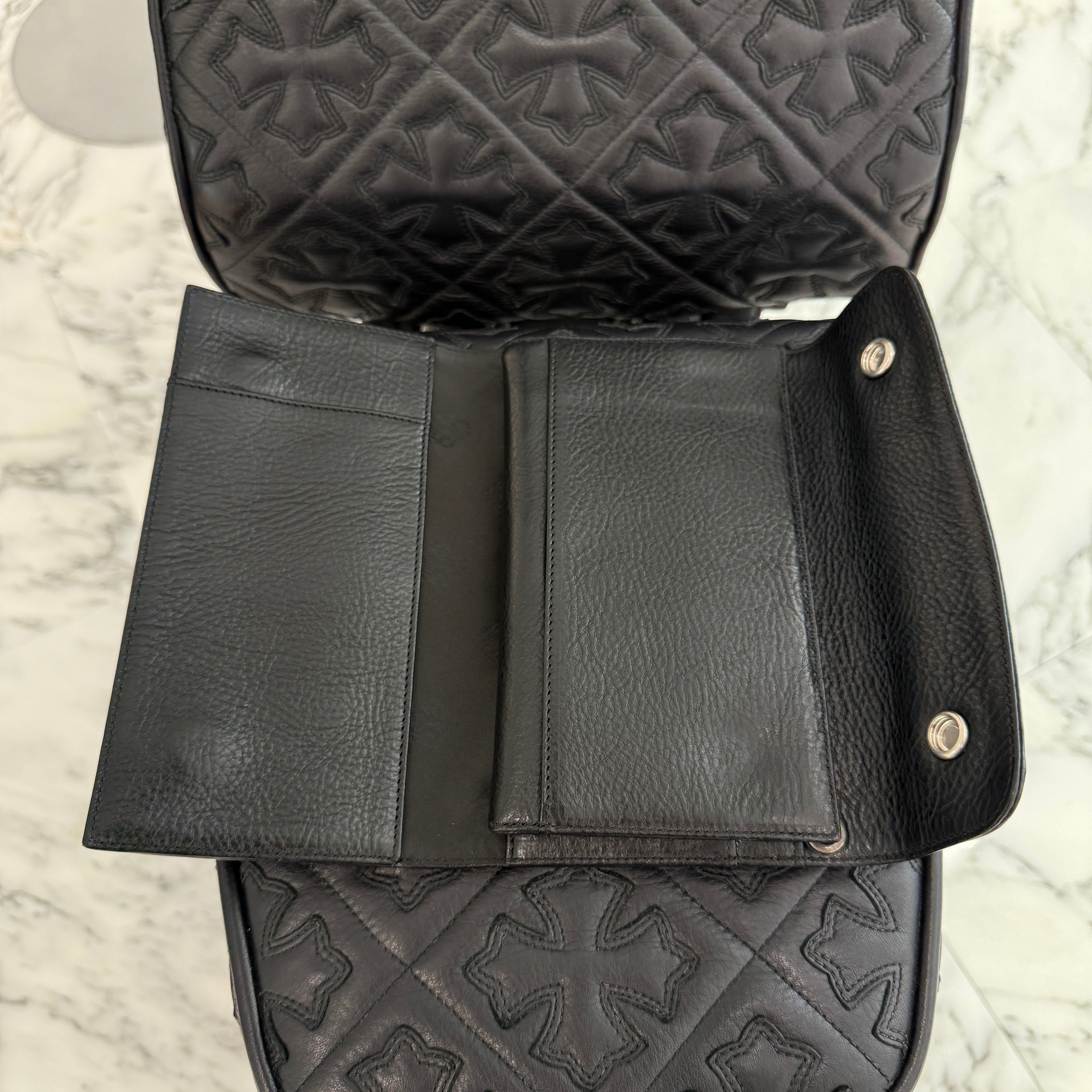 CHROME HEARTS Wave Cross Ball Wallet クロムハーツ ウェーブ クロスボール ウォレット