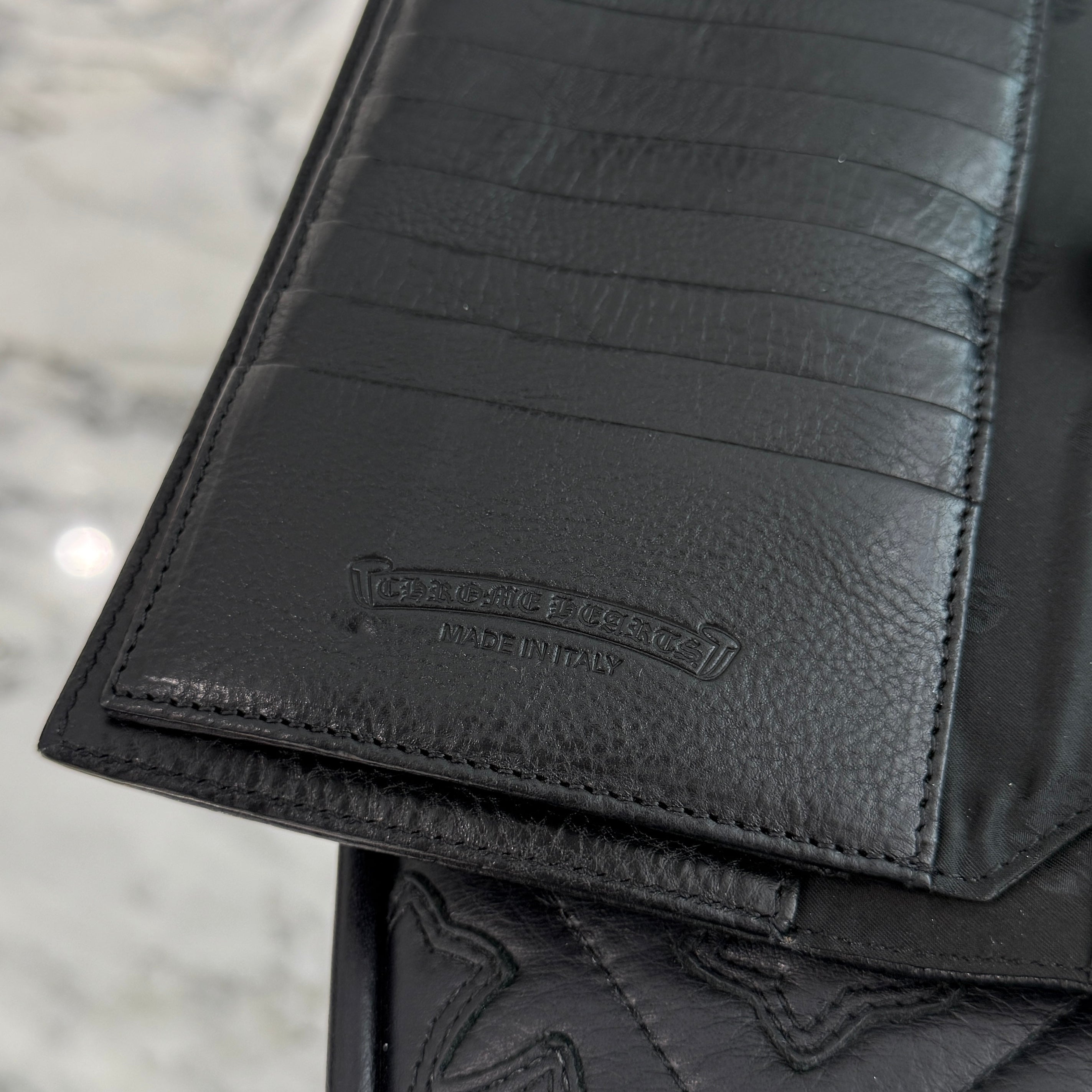 CHROME HEARTS Wave Cross Ball Wallet クロムハーツ ウェーブ クロスボール ウォレット