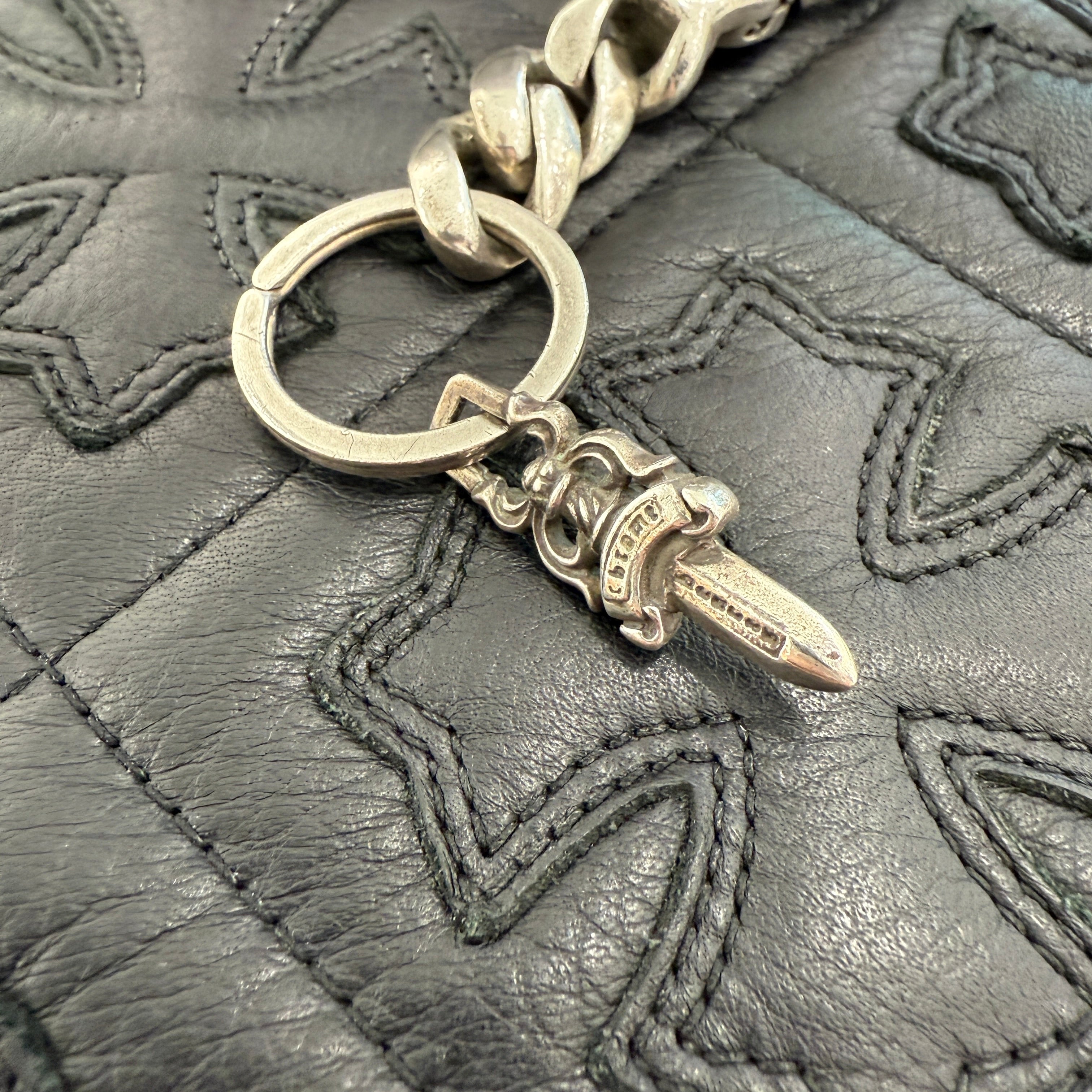 CHROME HEARTS Classic Short Chain Clip Keyring 2 LINK クロムハーツ クラシック ショート チェーン クリップ キーリング 2リンク