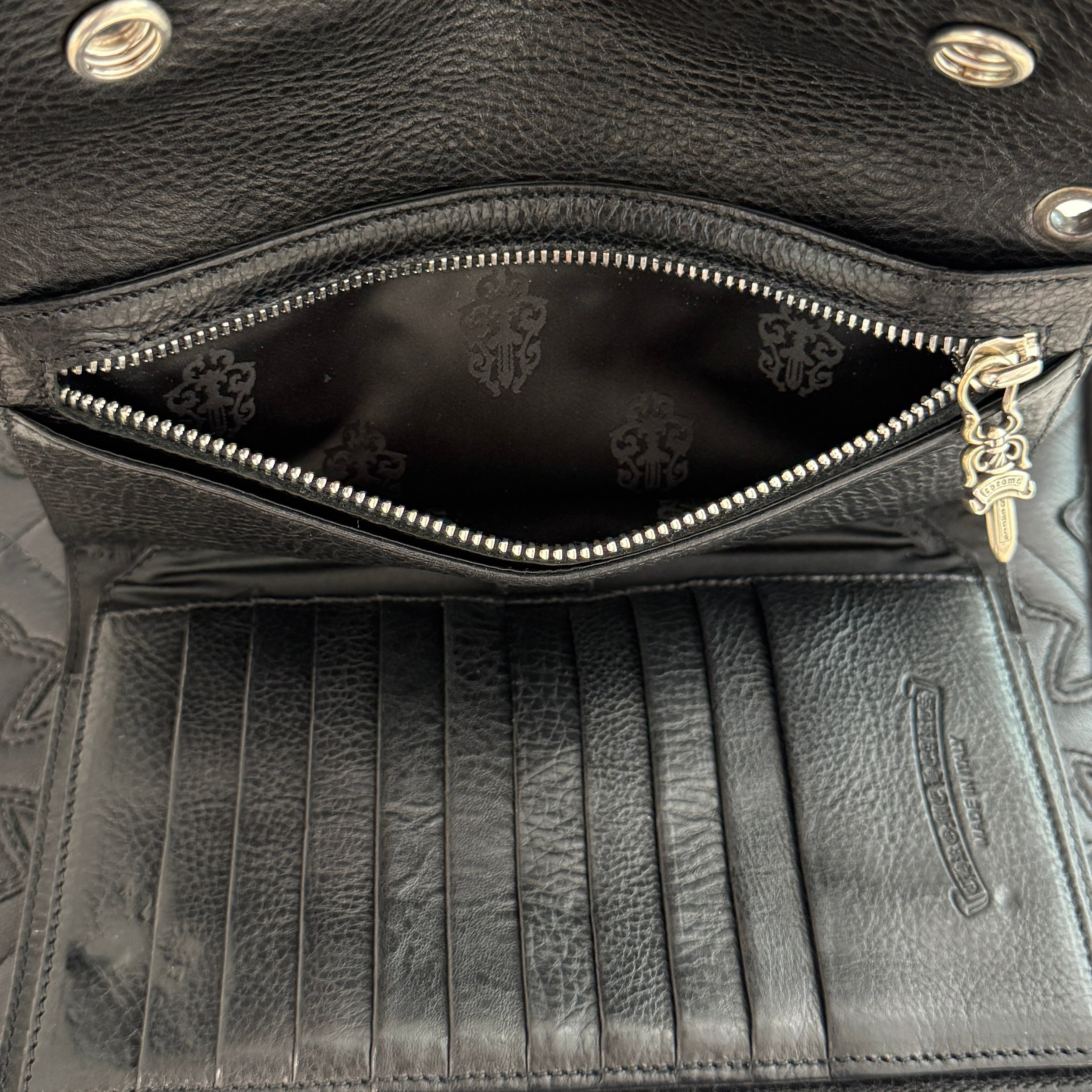 CHROME HEARTS Wave Cross Ball Wallet クロムハーツ ウェーブ クロスボール ウォレット