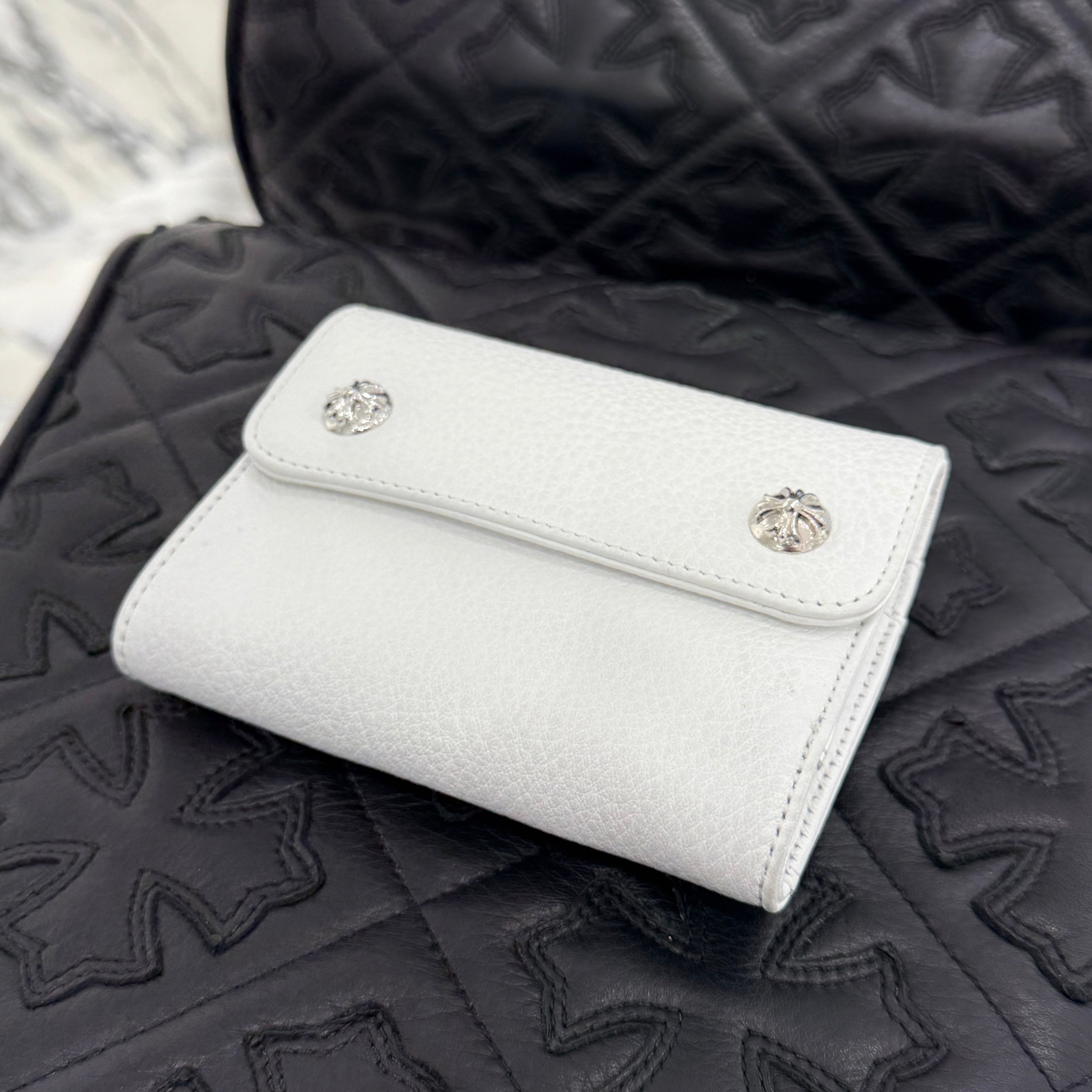 CHROME HEARTS Wave Mini Cross Ball Wallet クロムハーツ ウェイブミニ クロスボール ウォレット