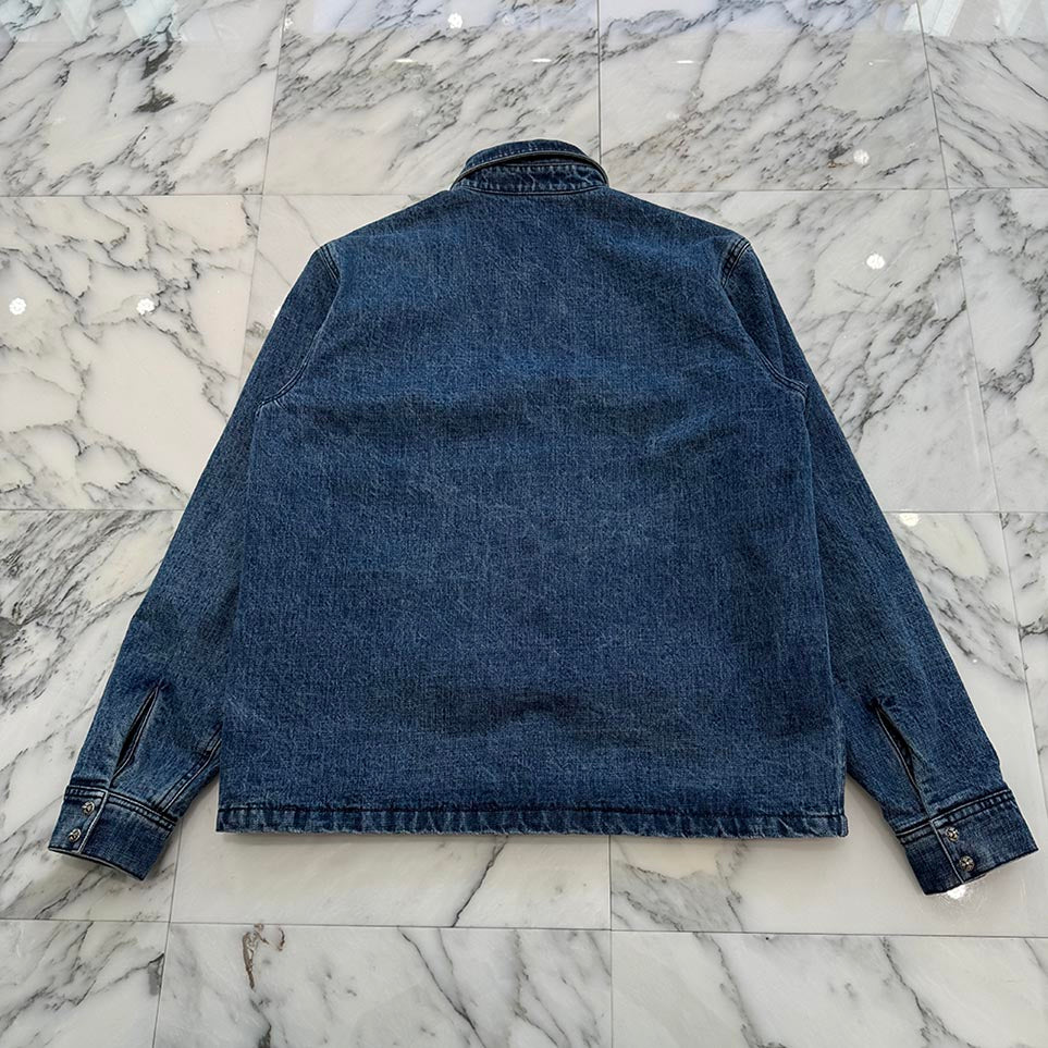 CHROME HEARTS Y NOT WORK DOG Denim Jacket Size L クロムハーツ ワイノット ワークドッグ デニムジャケット サイズL