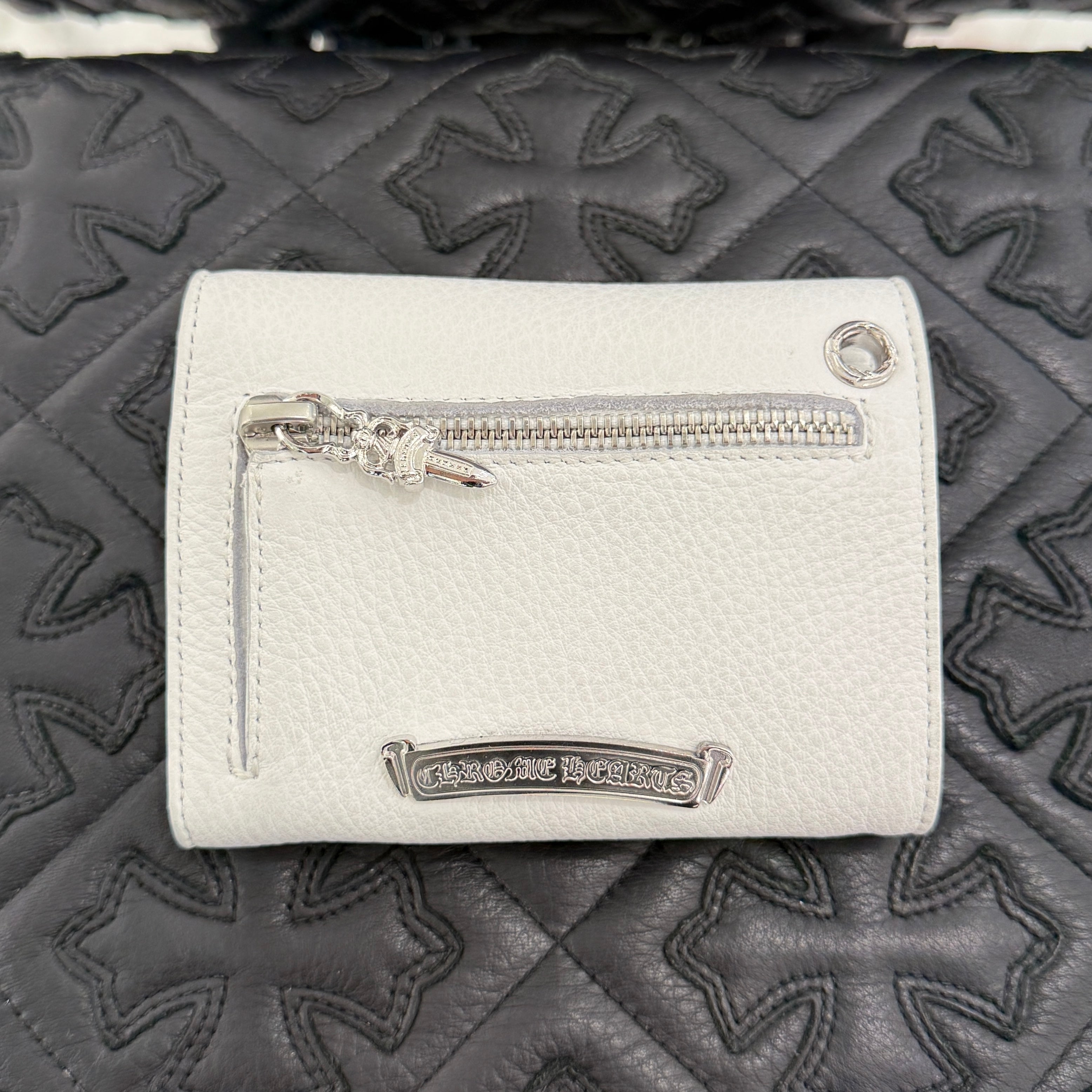 CHROME HEARTS Wave Mini Cross Ball Wallet クロムハーツ ウェイブミニ クロスボール ウォレット
