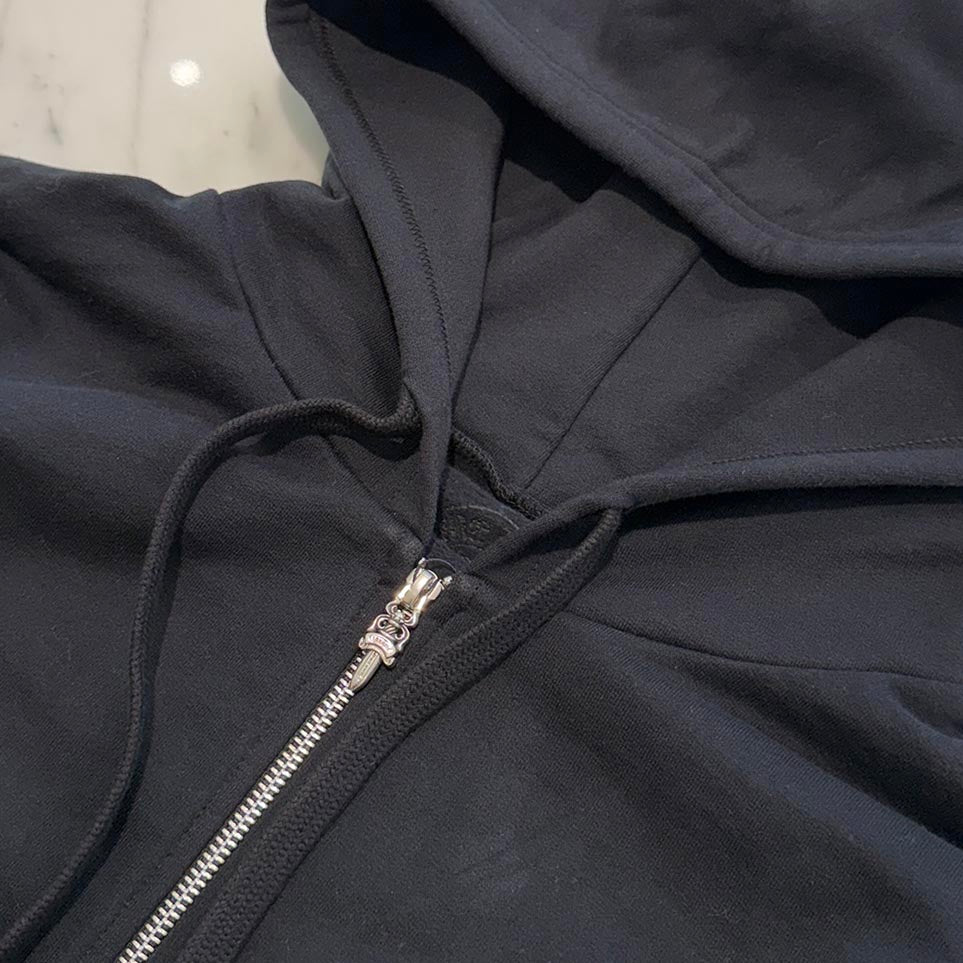 CHROME HEARTS × DEADLLY DOLL 2025AW Vine Dagger Horseshoe Print Zip Up Hoodie Size L クロムハーツ×デッドリードール ヴァインダガー ホースシュープリント ジップアップフーディ サイズL