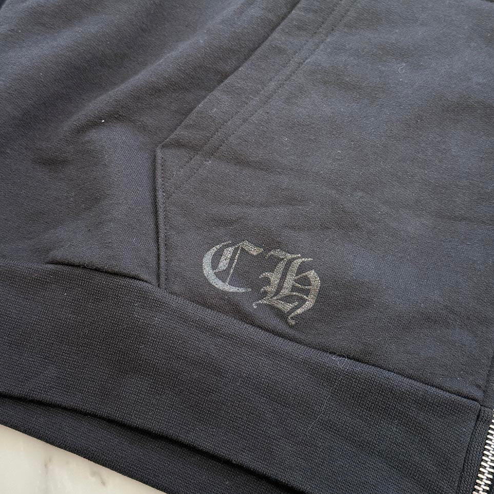 CHROME HEARTS × DEADLLY DOLL 2025AW Vine Dagger Horseshoe Print Zip Up Hoodie Size L クロムハーツ×デッドリードール ヴァインダガー ホースシュープリント ジップアップフーディ サイズL