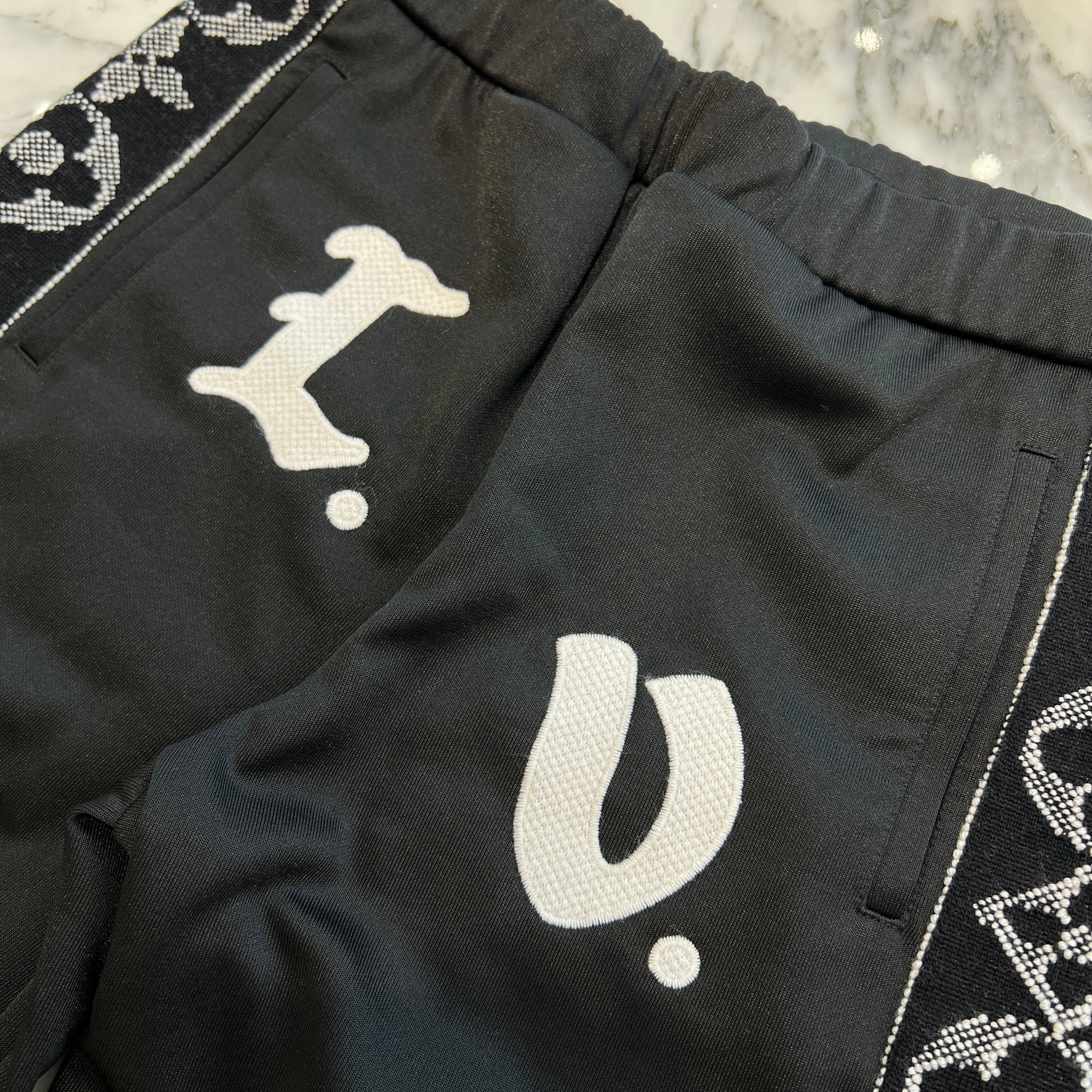 LOUIS VUITTON 2021AW Monogram Side Line Truck Pants HLY93W Size S ルイヴィトン モノグラム サイドライン トラックパンツ サイズS