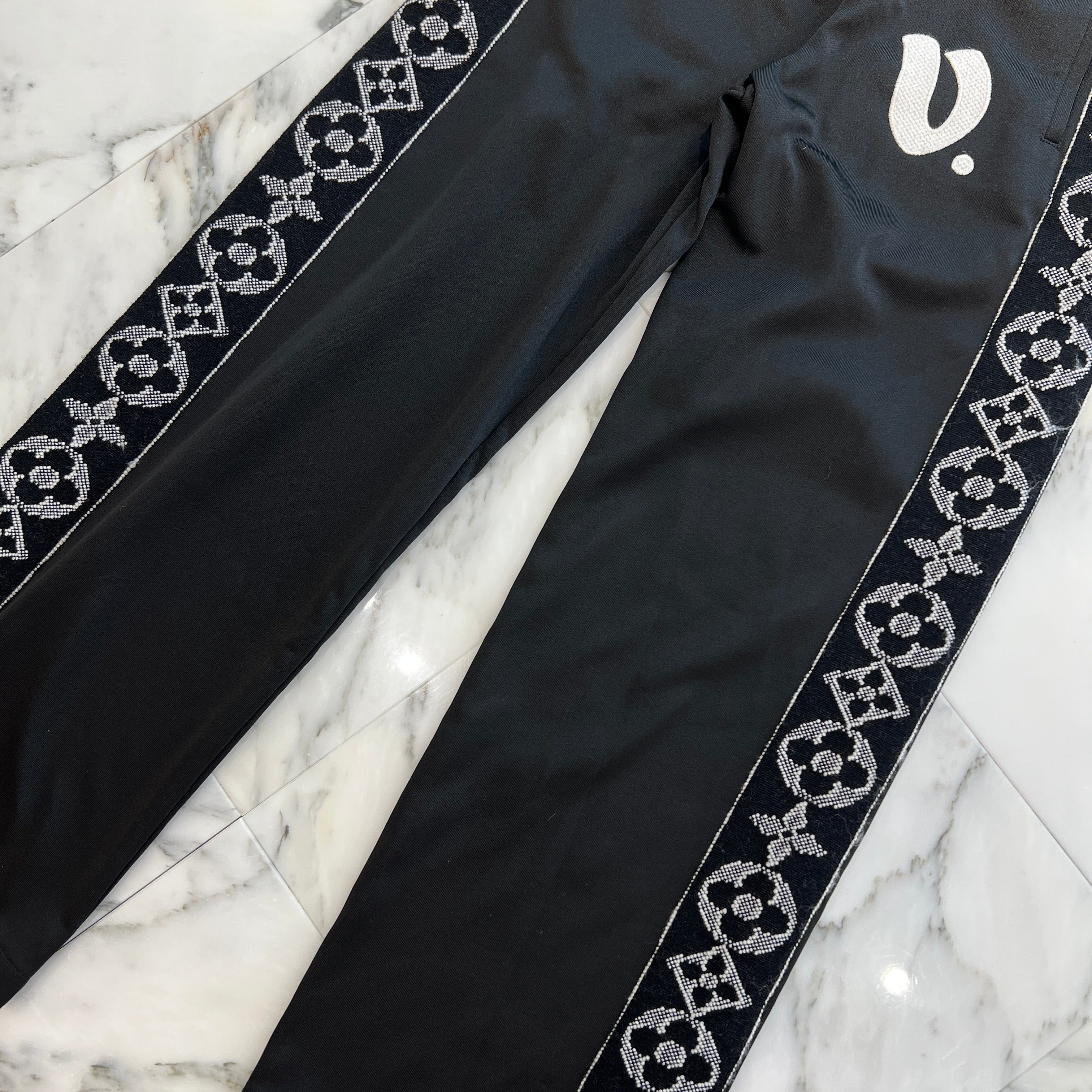 LOUIS VUITTON 2021AW Monogram Side Line Truck Pants HLY93W Size S ルイヴィトン モノグラム サイドライン トラックパンツ サイズS