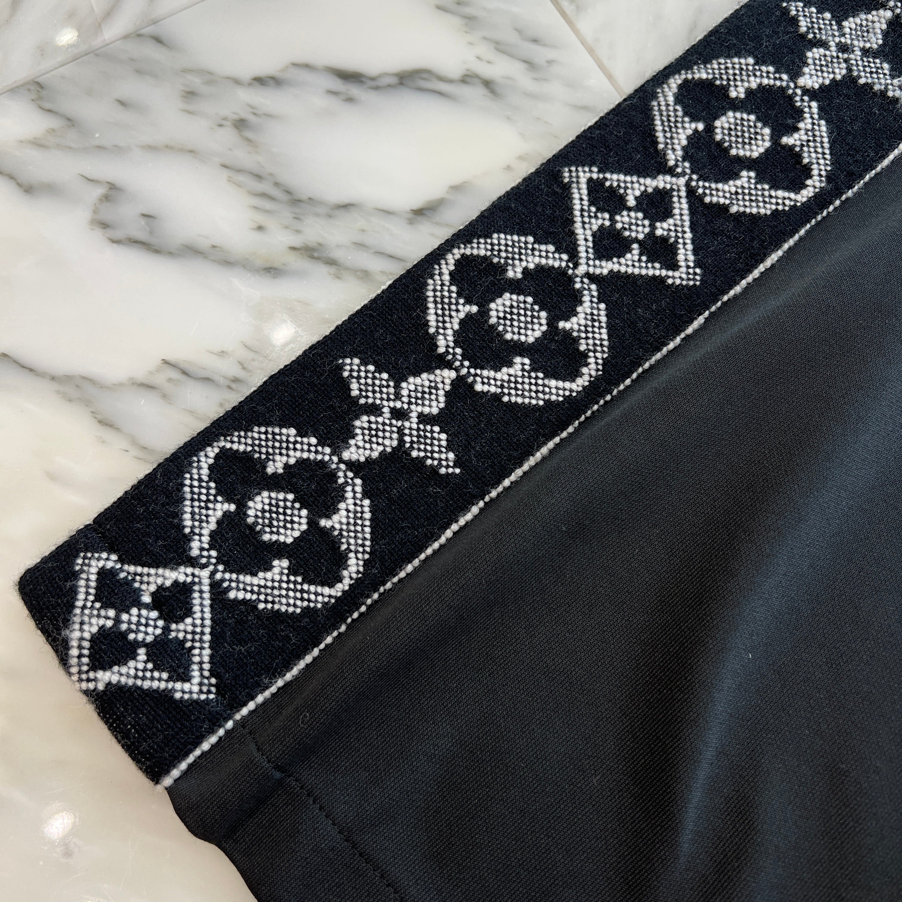 LOUIS VUITTON 2021AW Monogram Side Line Truck Pants HLY93W Size S ルイヴィトン モノグラム サイドライン トラックパンツ サイズS