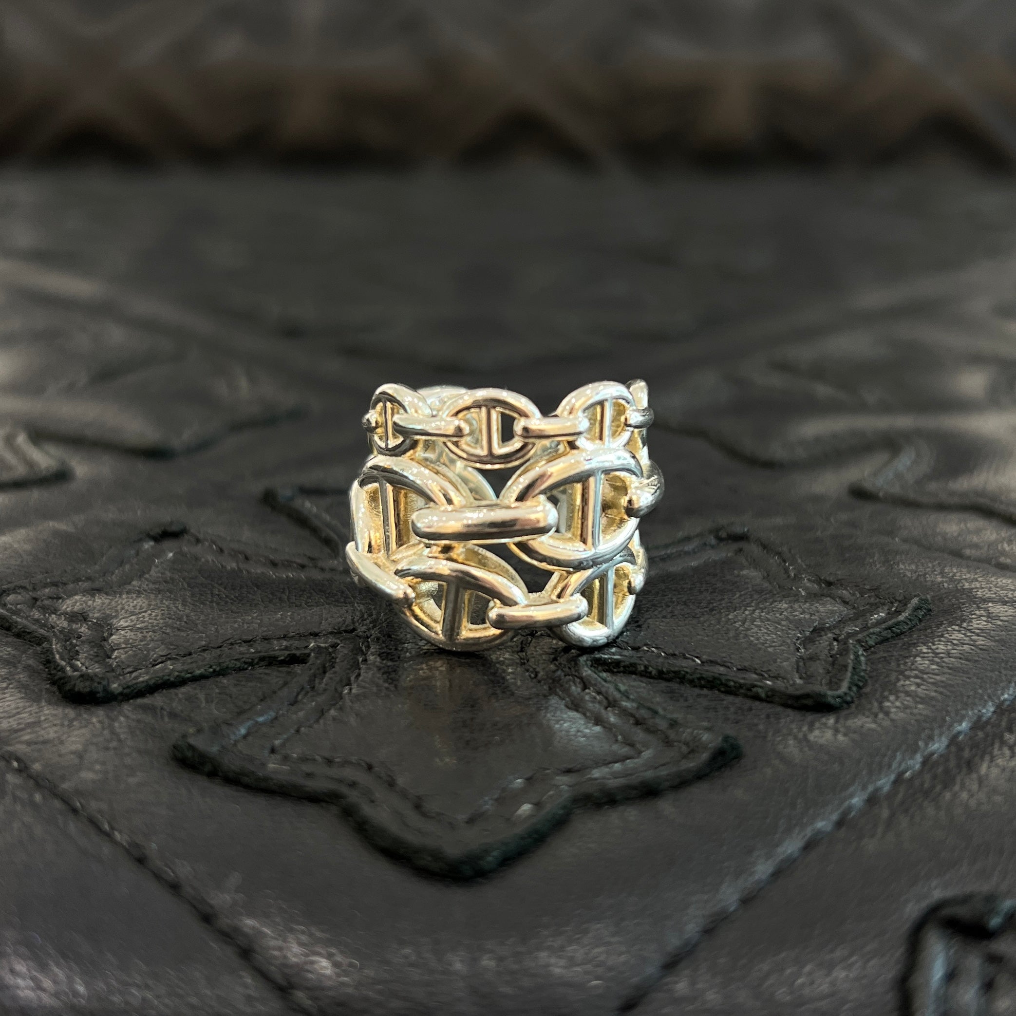 HERMES Chaine d'Ancre Anchaine GM Ring Size 12号 エルメス シェーヌダンクル アンシェネ GM リング サイズ12号