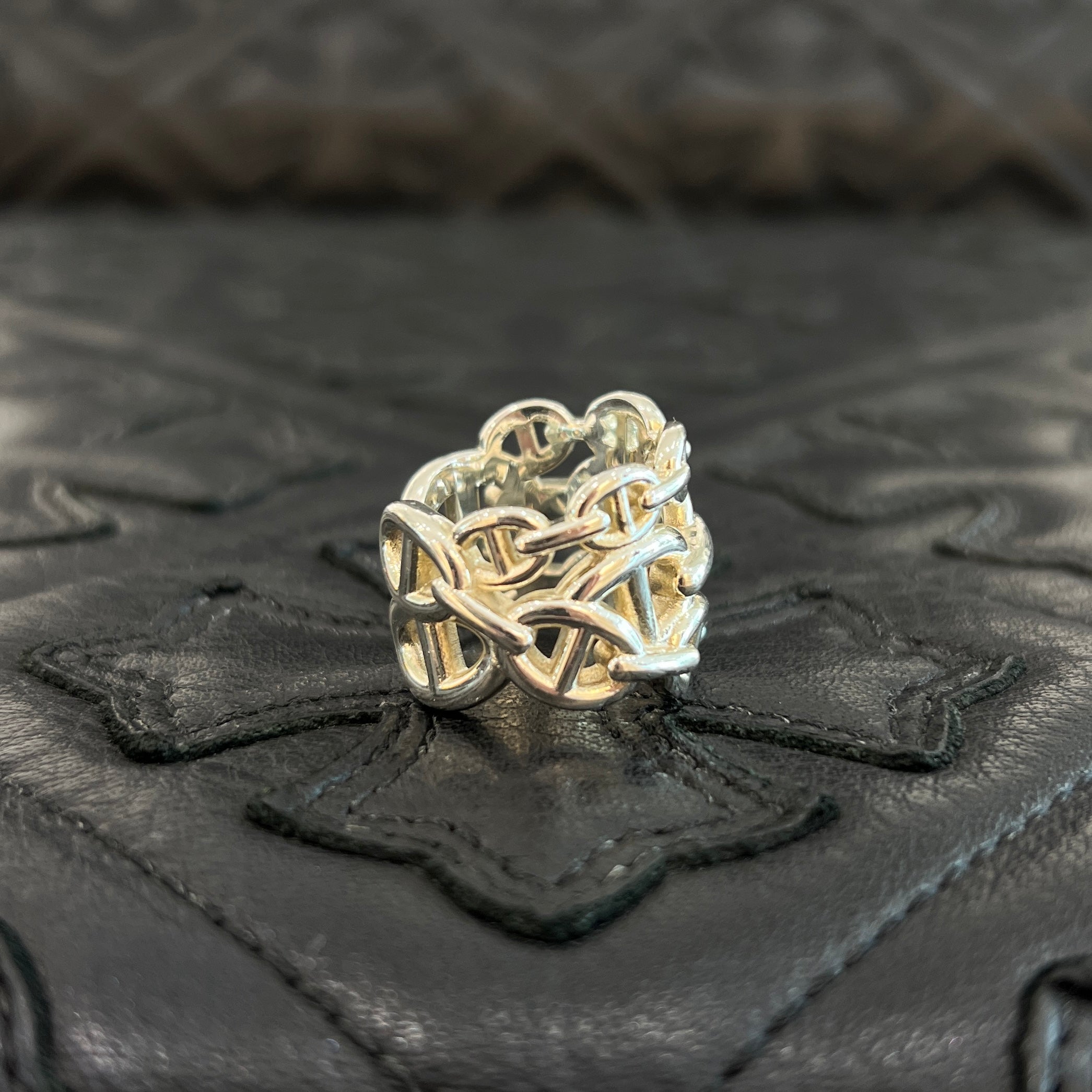 HERMES Chaine d'Ancre Anchaine GM Ring Size 12号 エルメス シェーヌダンクル アンシェネ GM リング サイズ12号