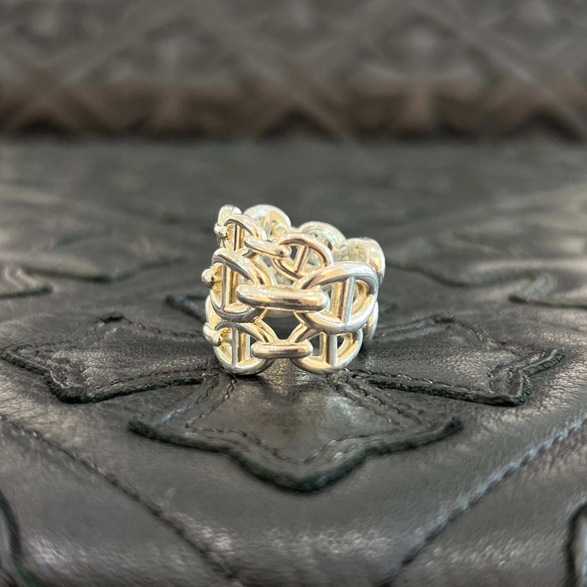 HERMES Chaine d'Ancre Anchaine GM Ring Size 12号 エルメス シェーヌダンクル アンシェネ GM リング サイズ12号