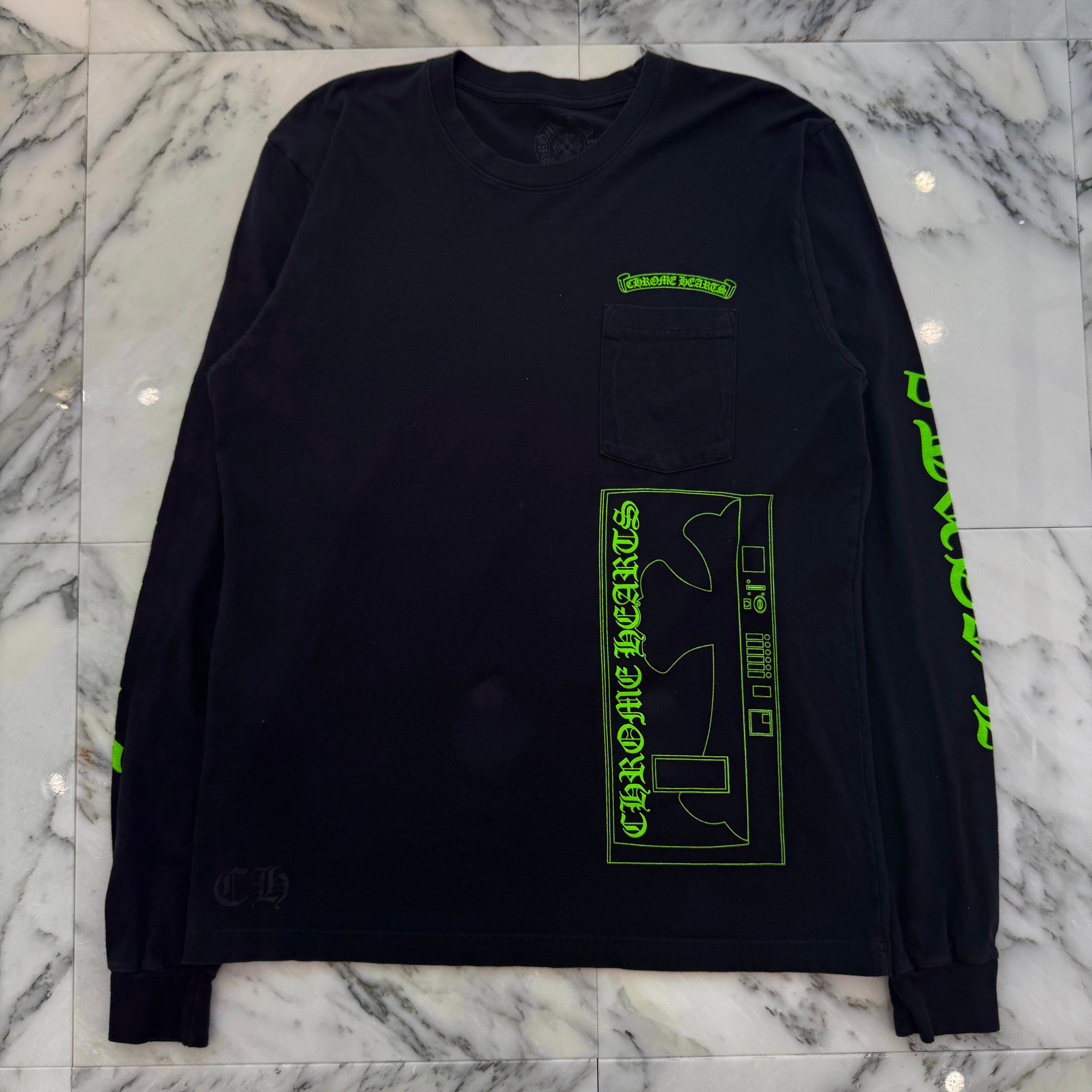 CHROME HEARTS TOKYO AOYAMA Limited Vending Machine Long Sleeve Tee Size L クロムハーツ 東京青山限定 自動販売機モチーフ ロングスリーブTシャツ サイズL