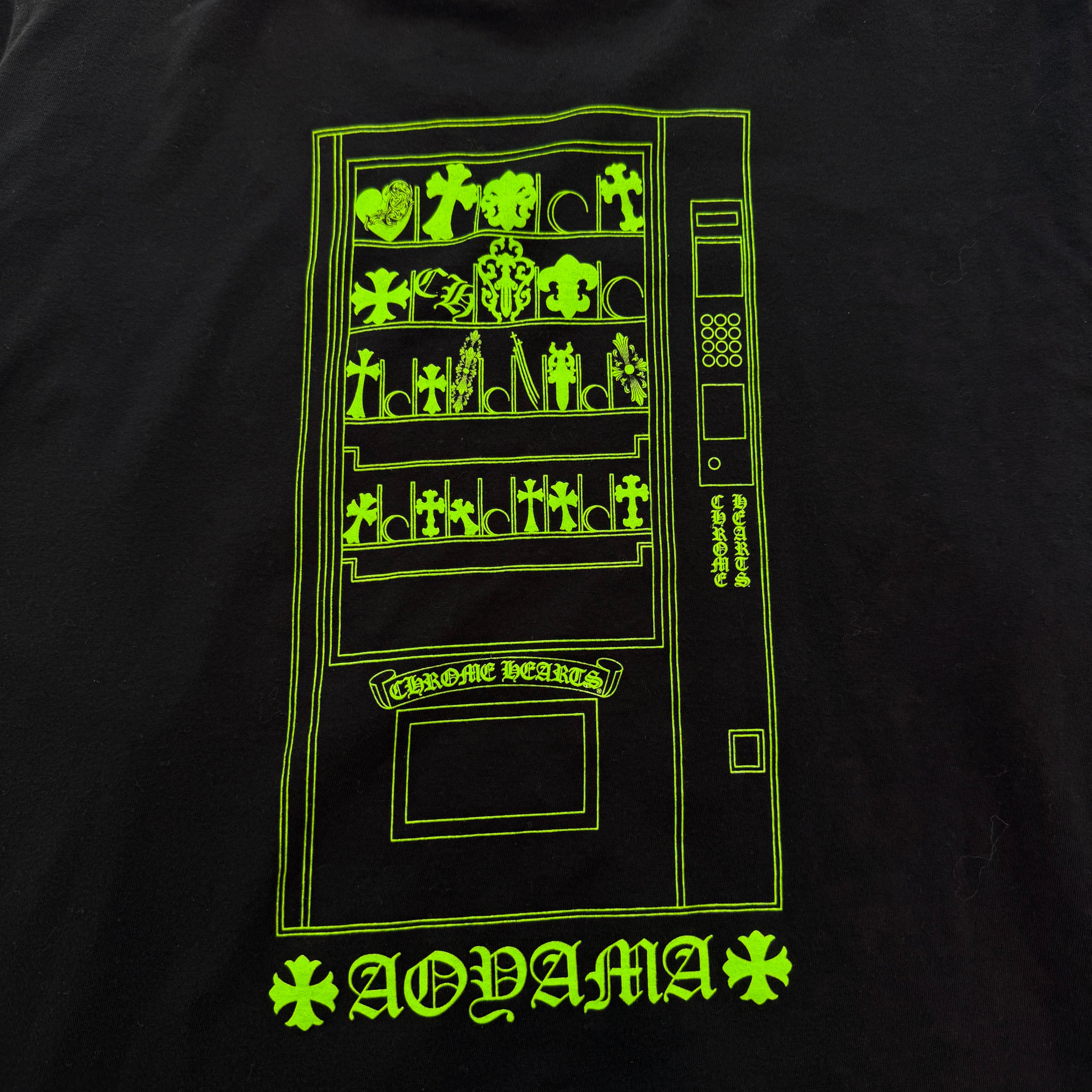 CHROME HEARTS TOKYO AOYAMA Limited Vending Machine Long Sleeve Tee Size L クロムハーツ 東京青山限定 自動販売機モチーフ ロングスリーブTシャツ サイズL