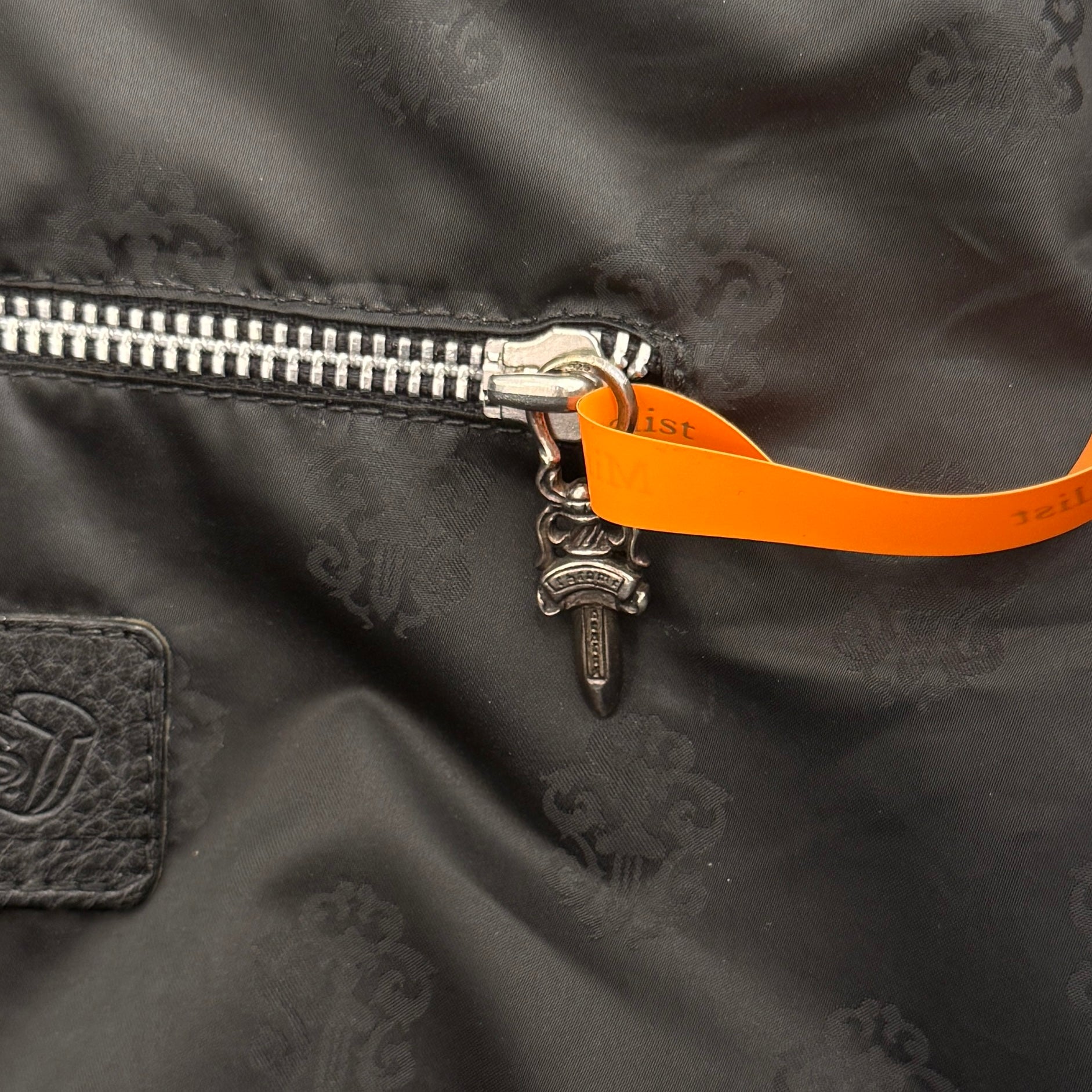 CHROME HEARTS 3 Cemetery Cross Patch FS Leather Tote Bag クロムハーツ 3セメタリークロスパッチ FS レザートートバッグ