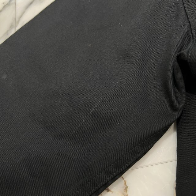 CHROME HEARTS Y NOT Leopard Leather Cross Patch WORK DOG Jacket Size XXL クロムハーツ ワイノット レオパード レザークロスパッチ ワークドッグ ジャケット サイズXXL