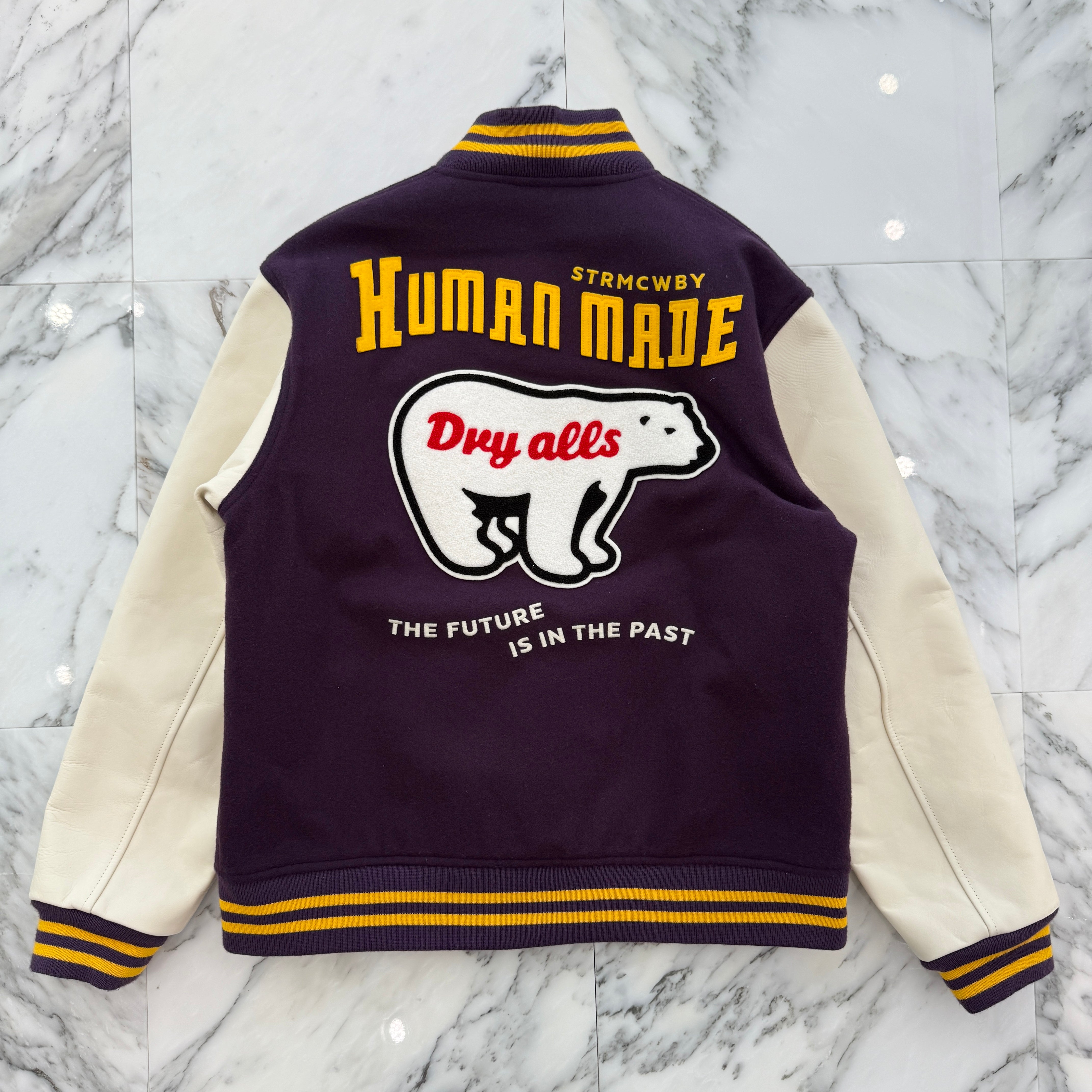 HUMAN MADE 2023AW Varsity Jacket "Purple" HM26JK016 Size XL ヒューマンメイド ヴァーシティジャケット "パープル" サイズXL