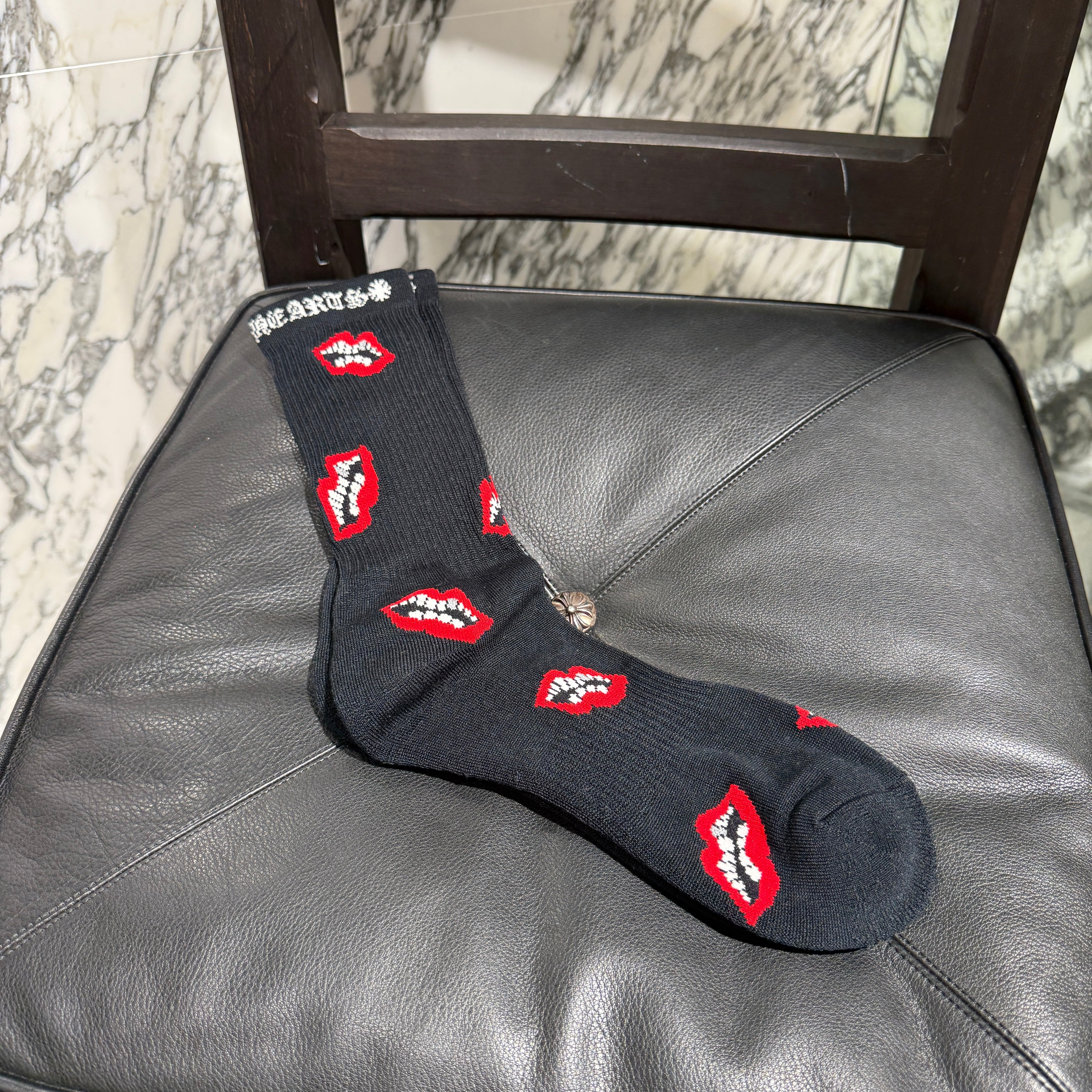 CHROME HEARTS × MATTY BOY Chomper Socks x3 Size S (JP 23-25) クロムハーツ × マッティボーイ チョンパー ソックス 靴下 サイズS (JP 23-25)