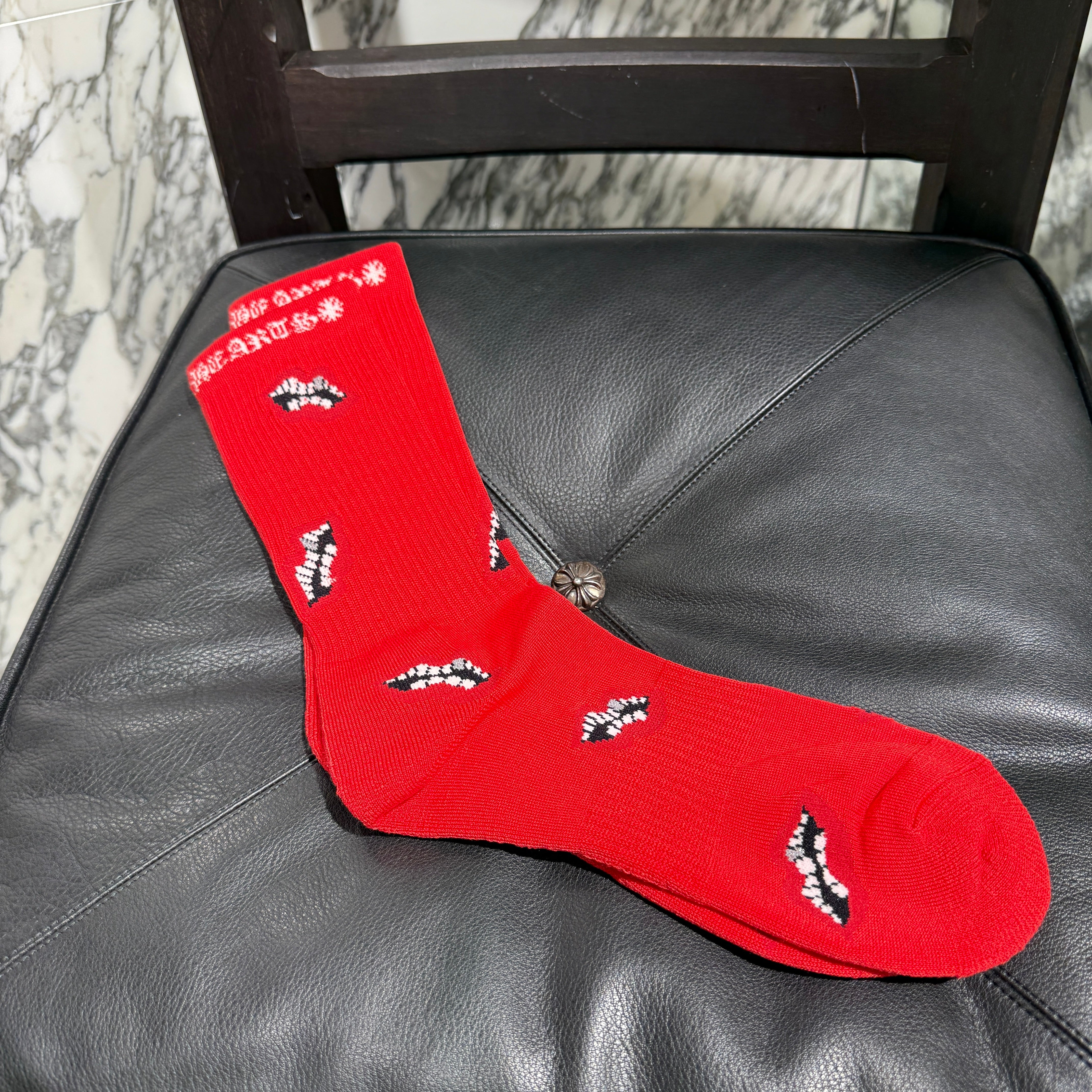 CHROME HEARTS × MATTY BOY Chomper Socks x3 Size S (JP 23-25) クロムハーツ × マッティボーイ チョンパー ソックス 靴下 サイズS (JP 23-25)