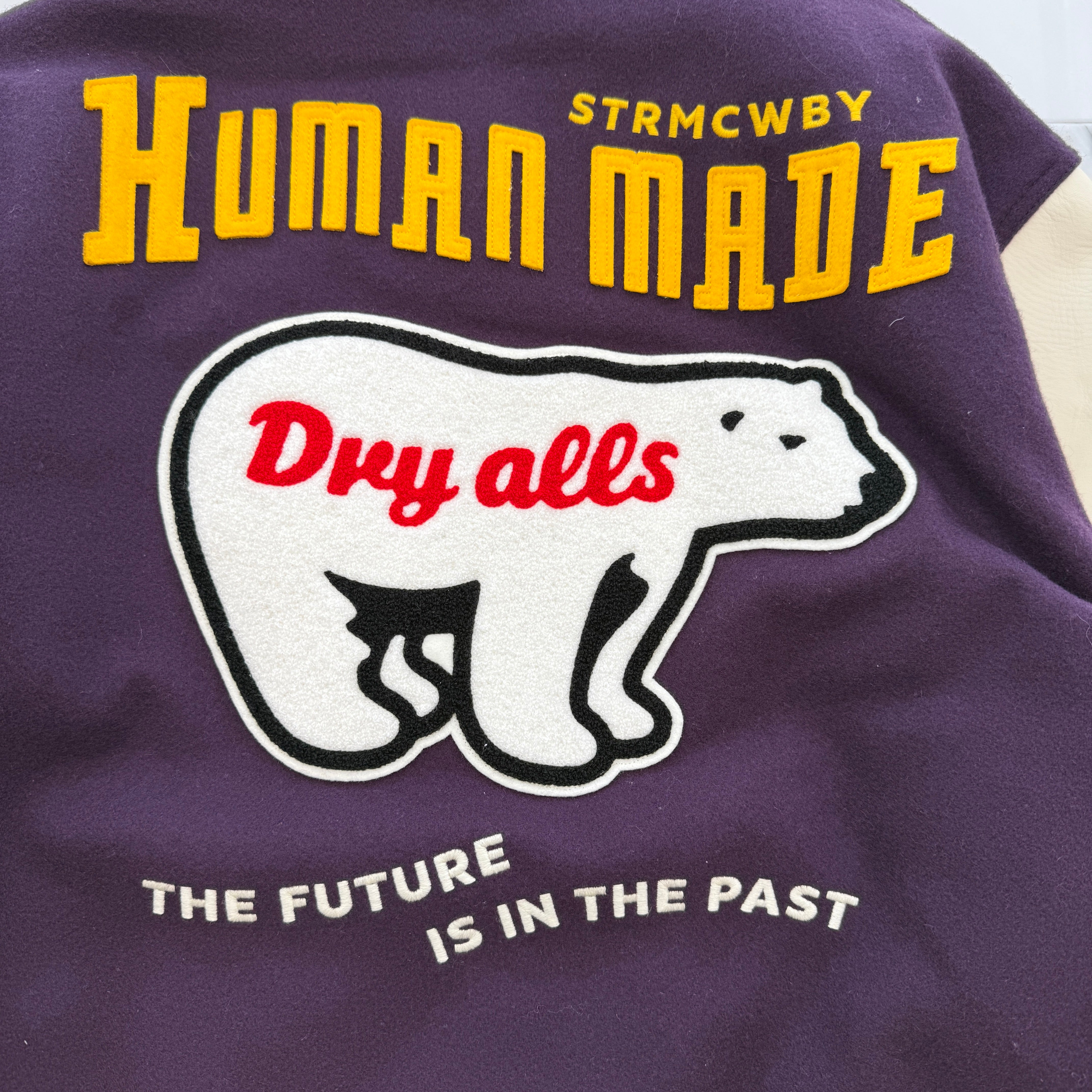 HUMAN MADE 2023AW Varsity Jacket "Purple" HM26JK016 Size XL ヒューマンメイド ヴァーシティジャケット "パープル" サイズXL