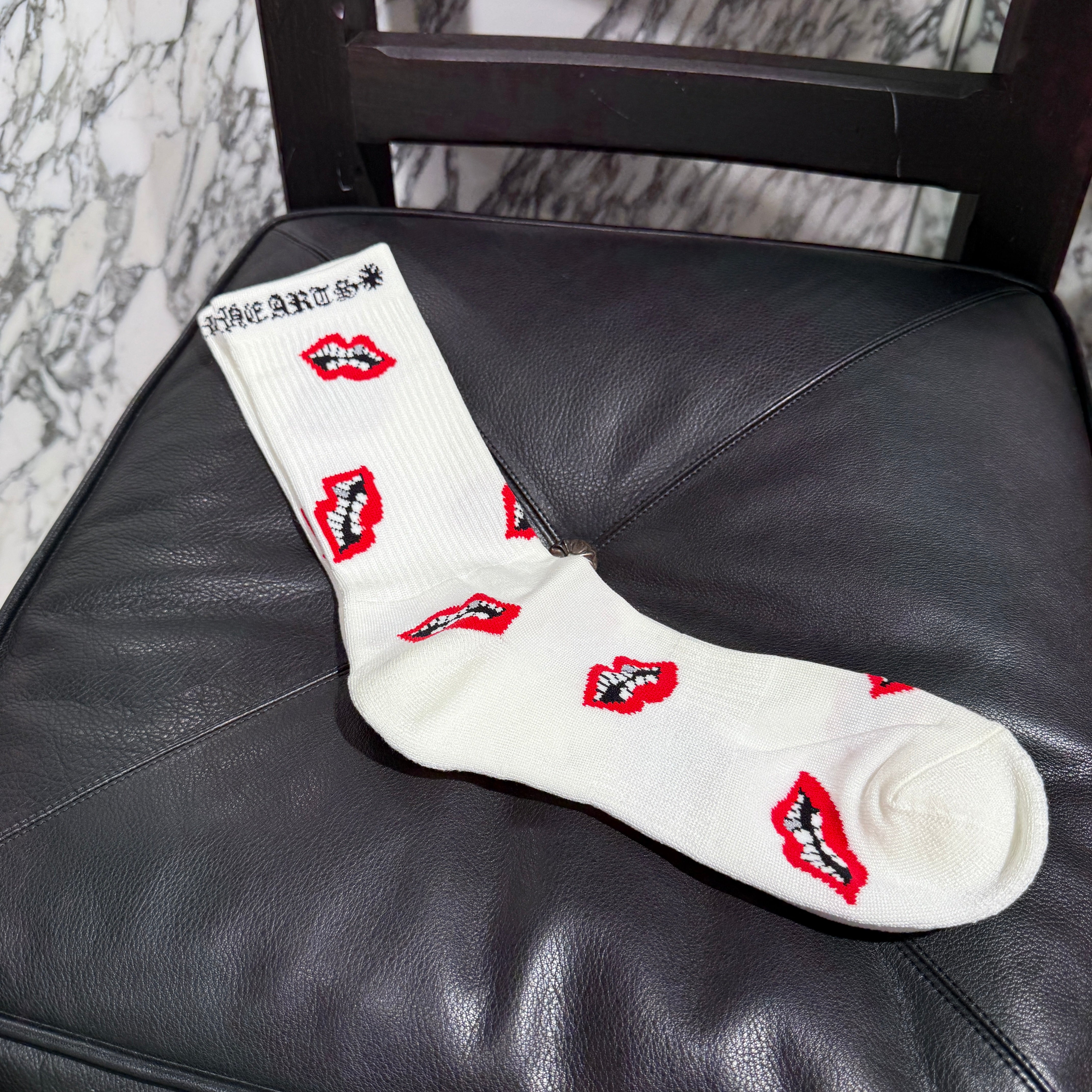 CHROME HEARTS × MATTY BOY Chomper Socks x3 Size S (JP 23-25) クロムハーツ × マッティボーイ チョンパー ソックス 靴下 サイズS (JP 23-25)