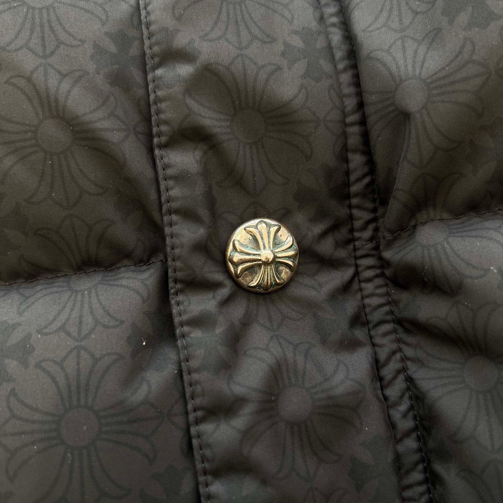 CHROME HEARTS CH Plus Stiff Down Vest Size S クロムハーツ CHプラス