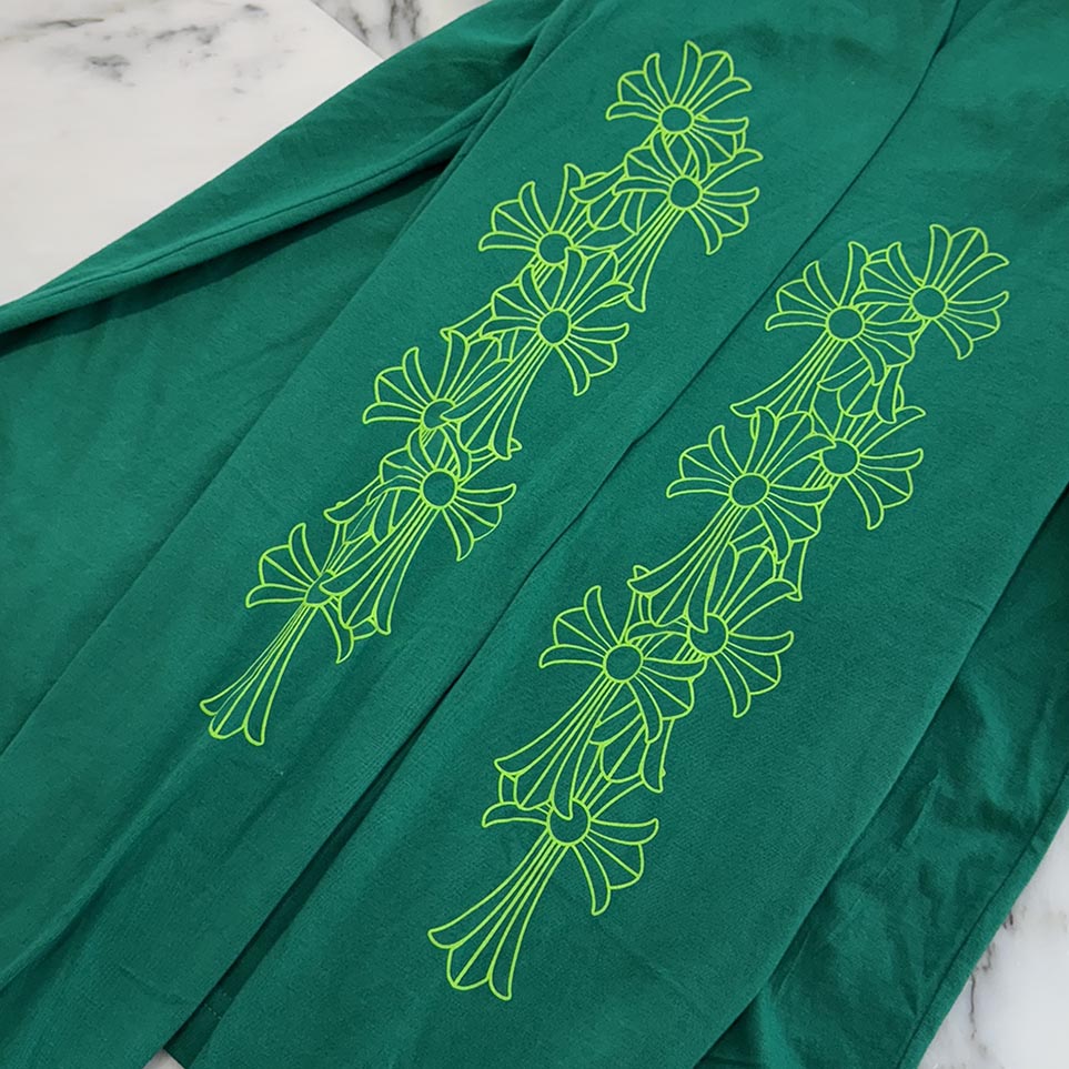 CHROME HEARTS Cemetery Cross Print Long Sleeve Tee Size M クロムハーツ セメタリークロスプリント ロングスリーブTシャツ サイズM