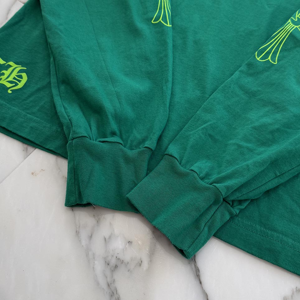 CHROME HEARTS Cemetery Cross Print Long Sleeve Tee Size M クロムハーツ セメタリークロスプリント ロングスリーブTシャツ サイズM