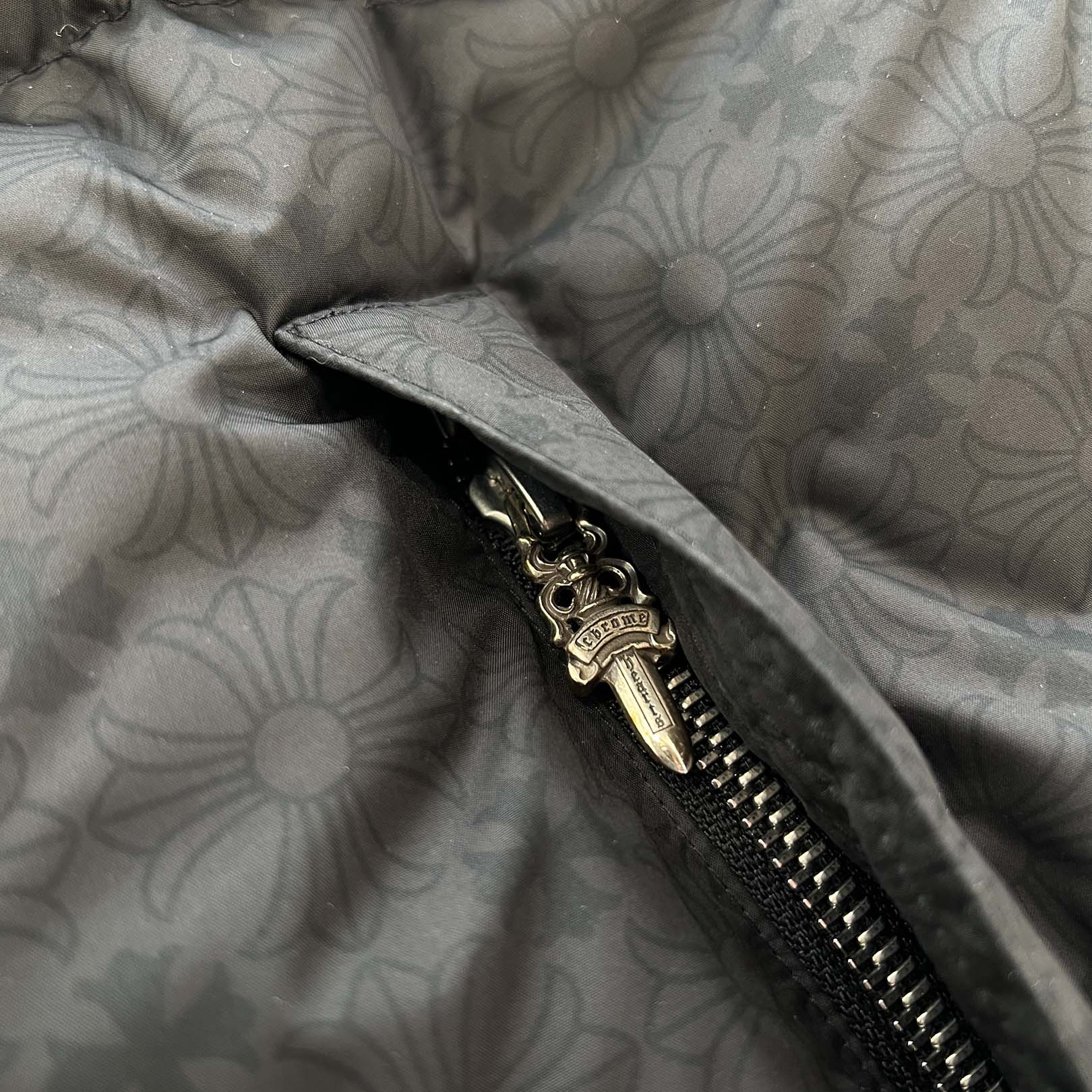 CHROME HEARTS CH Plus Stiff Down Vest Size S クロムハーツ CHプラス スティッフ ダウンベスト サイズS