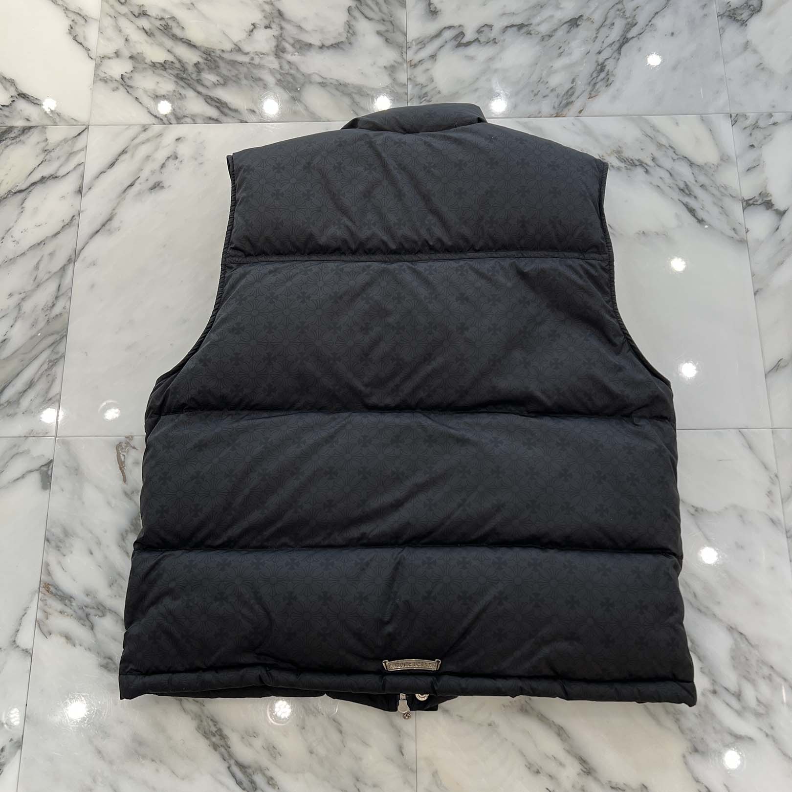 CHROME HEARTS CH Plus Stiff Down Vest Size S クロムハーツ CHプラス