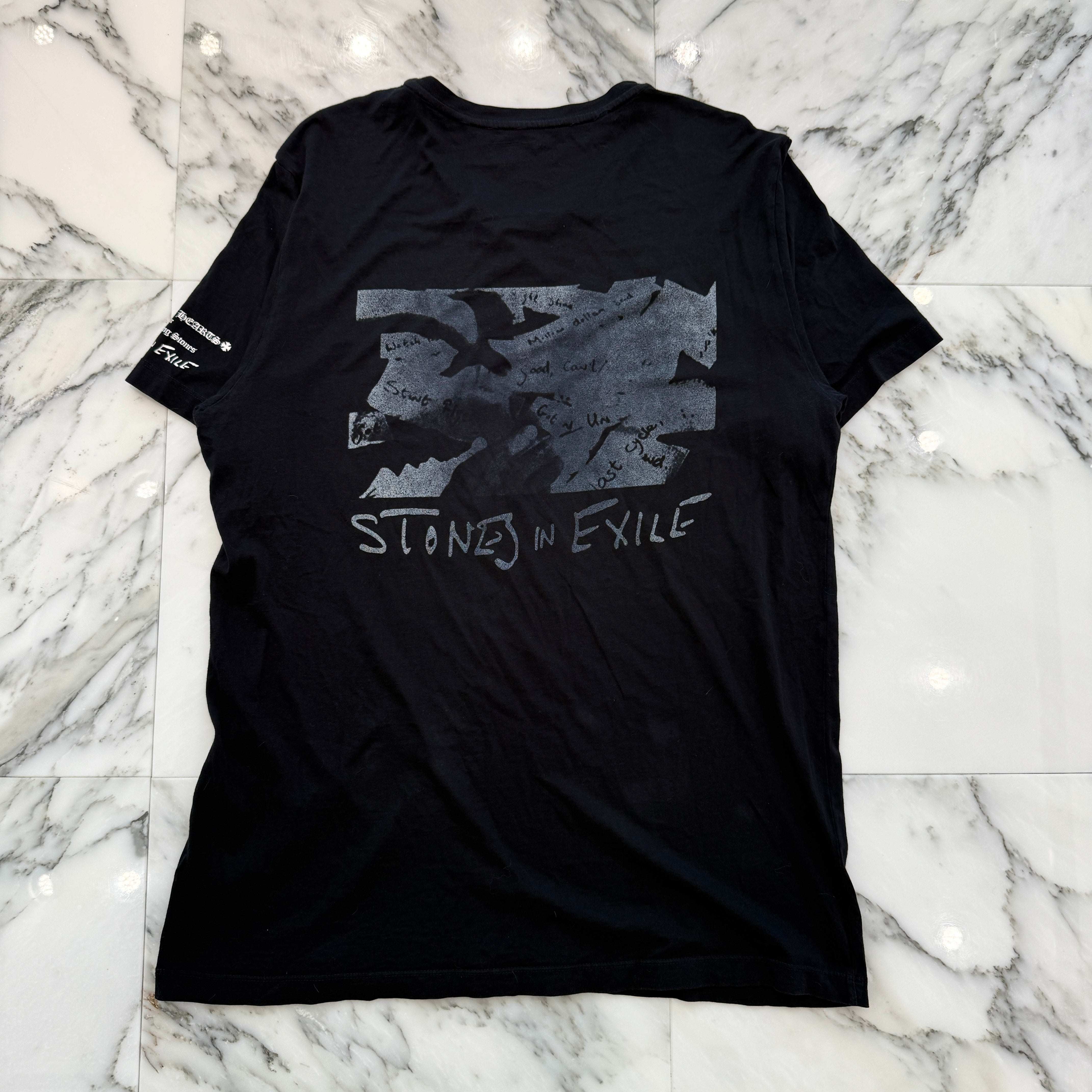 CHROME HEARTS × The Rolling Stones AOYAMA Limited Stones × Exile Tee Size L クロムハーツ × ザ ローリングストーンズ 青山限定 ストーンズ×エグザイル Tシャツ サイズL