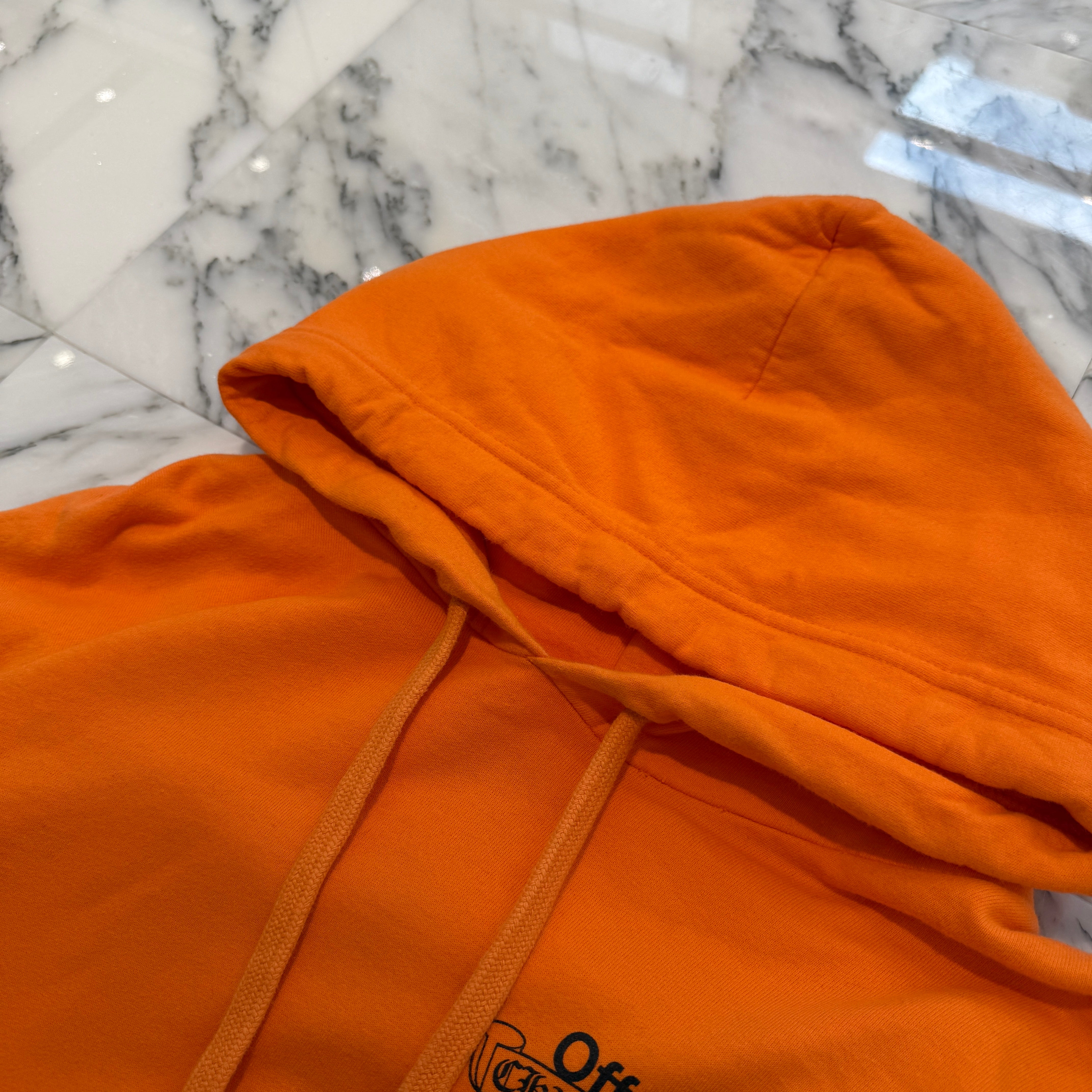 CHROME HEARTS × OFF-WHITE 2018SS Pullover Hoodie Size XL クロムハーツ × オフホワイト プルオーバーフーディ サイズXL