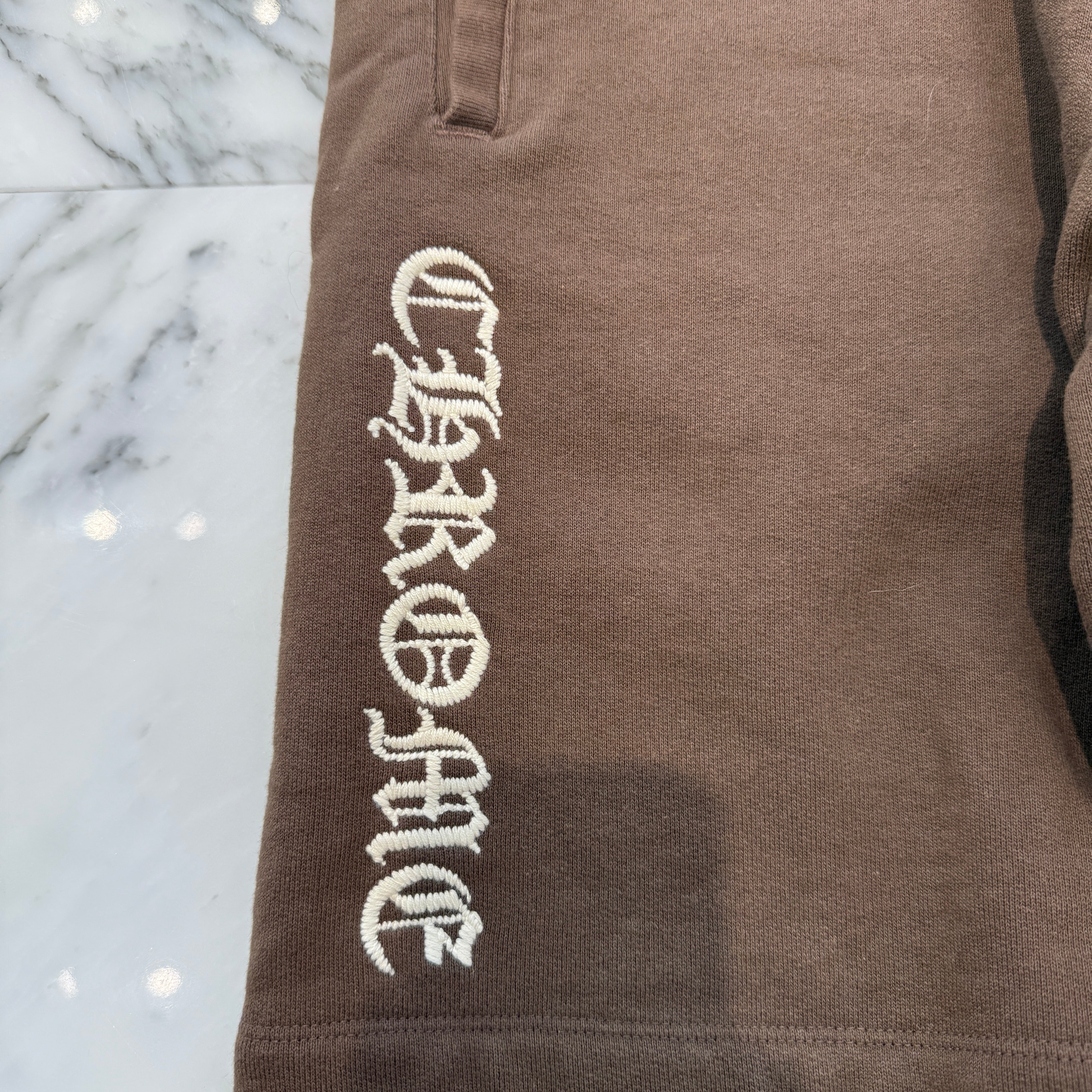 CHROME HEARTS Y NOT SLO RIDE Logo Sweat Half Pants Size S クロムハーツ ワイノット スローライド ロゴ スウェットハーフパンツ サイズS