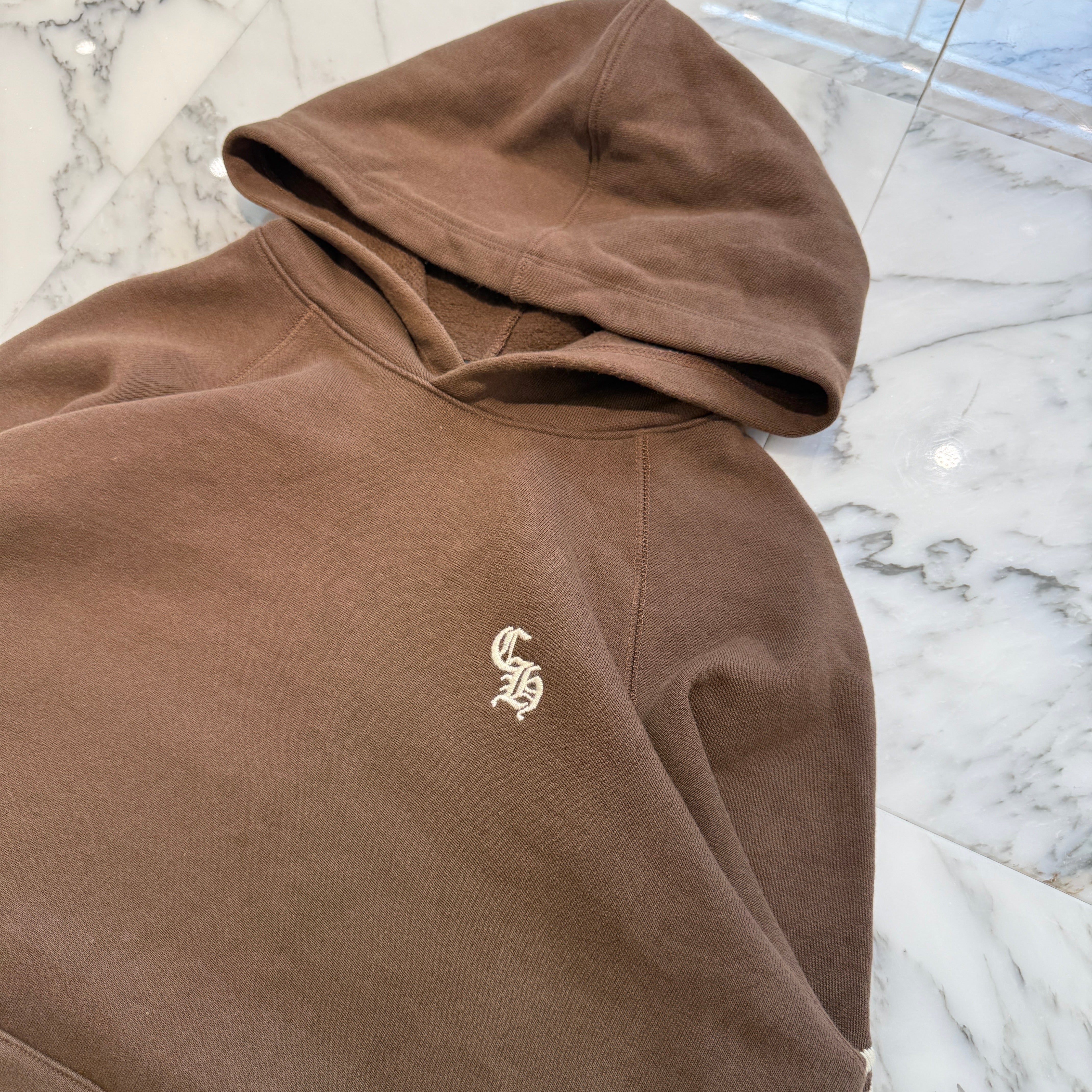 CHROME HEARTS Y NOT SLO RIDE CH Embroidery Pullover Hoodie Size L クロムハーツ ワイノット スロライド CH刺繍 プルオーバーフーディー サイズL