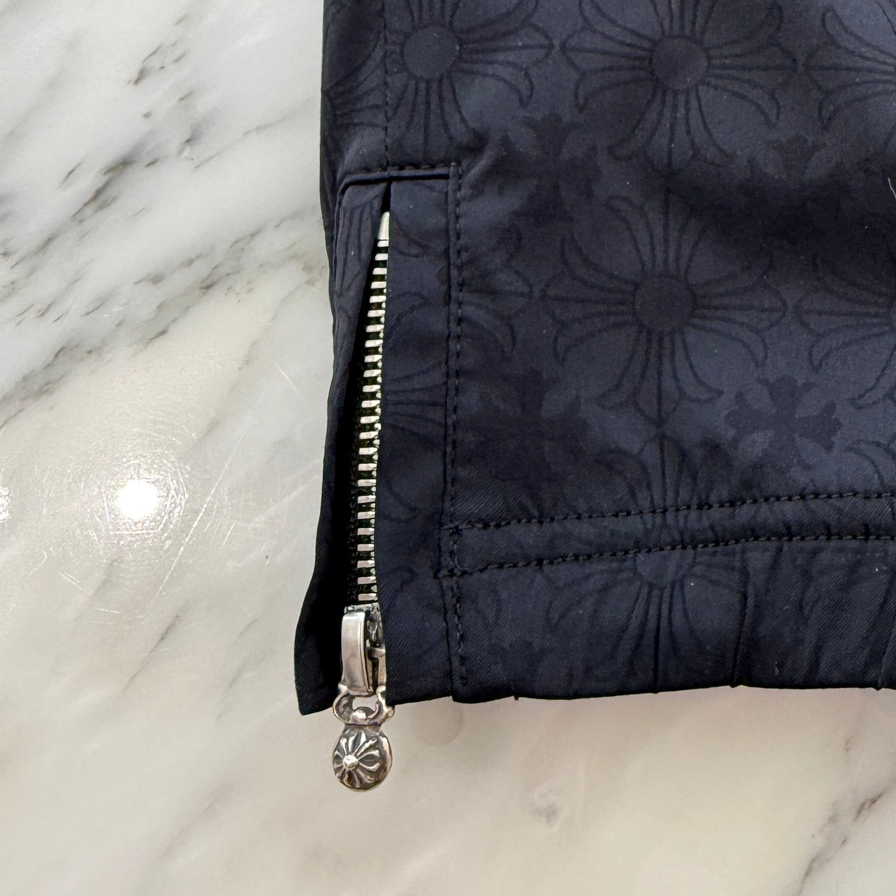 CHROME HEARTS TRASH PICK UP CH Plus Track Nylon Pants Size M クロムハーツ トラッシュ ピックアップ CHプラス トラック ナイロンパンツ サイズM