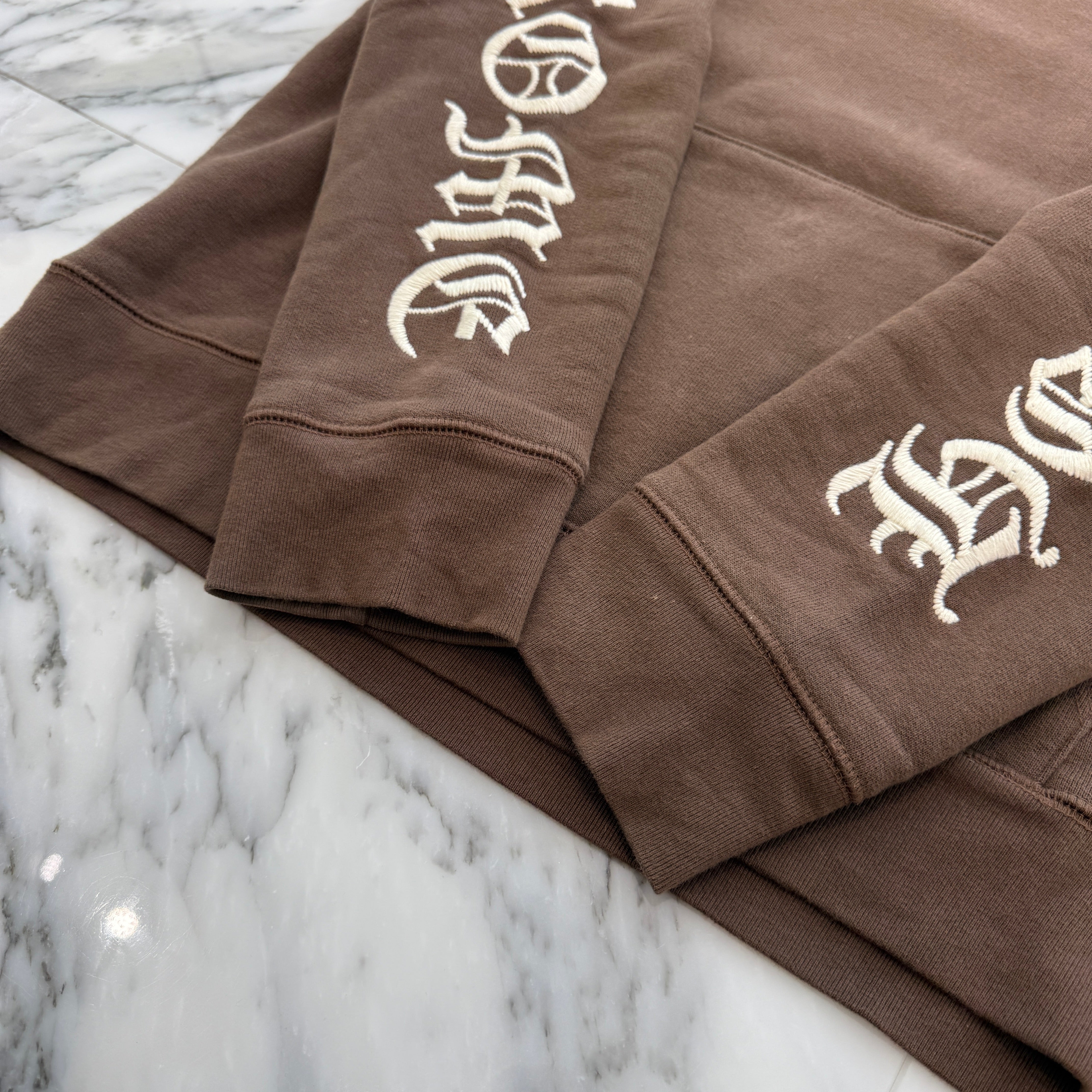 CHROME HEARTS Y NOT SLO RIDE CH Embroidery Pullover Hoodie Size L クロムハーツ ワイノット スロライド CH刺繍 プルオーバーフーディー サイズL