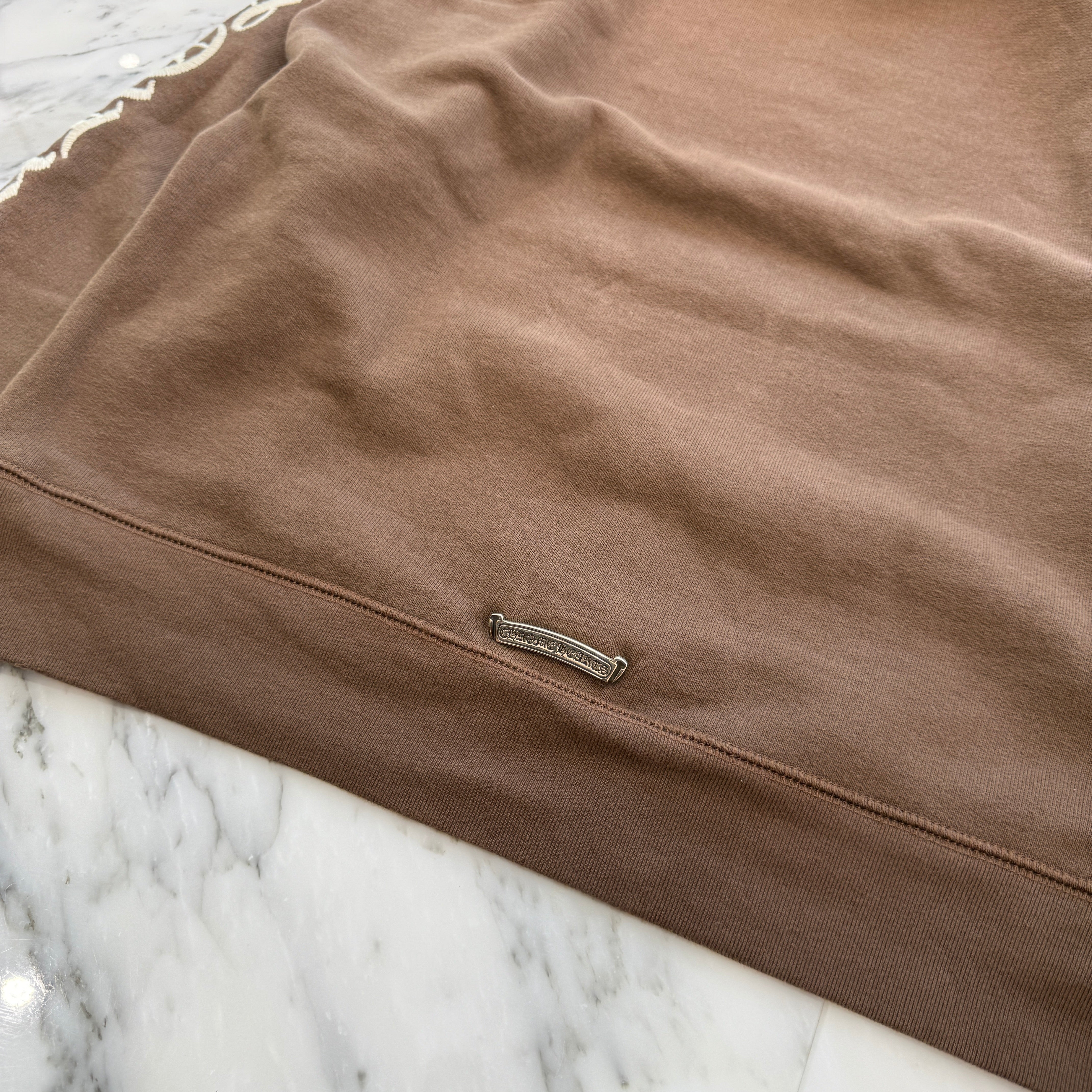 CHROME HEARTS Y NOT SLO RIDE CH Embroidery Pullover Hoodie Size L クロムハーツ ワイノット スロライド CH刺繍 プルオーバーフーディー サイズL