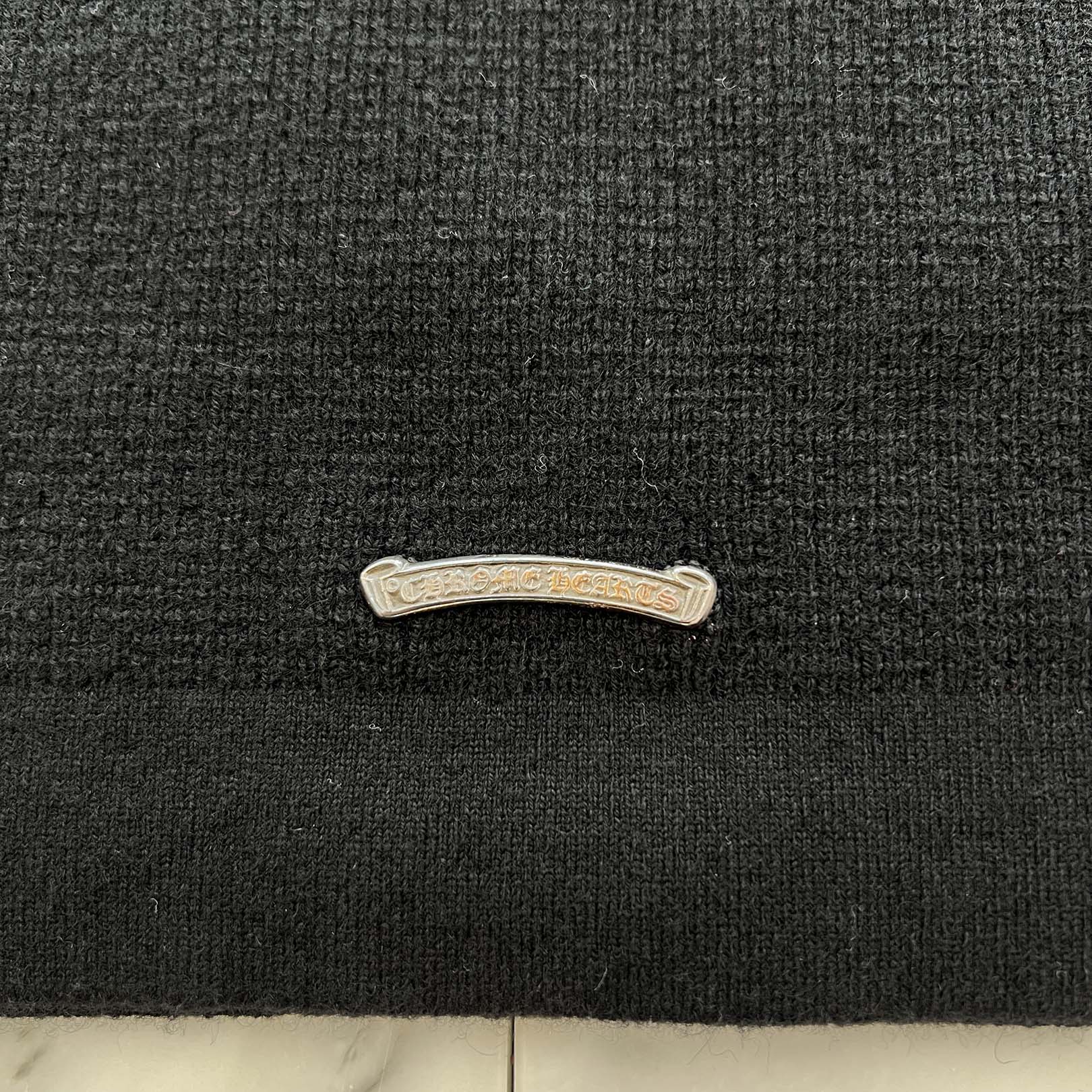 CHROME HEARTS YNOT Vine Dagger Embroidery Cashmere Knit Hoodie Size L クロムハーツ ワイノット ヴァインダガー ロゴ刺繍 カシミヤニットフーディー サイズL