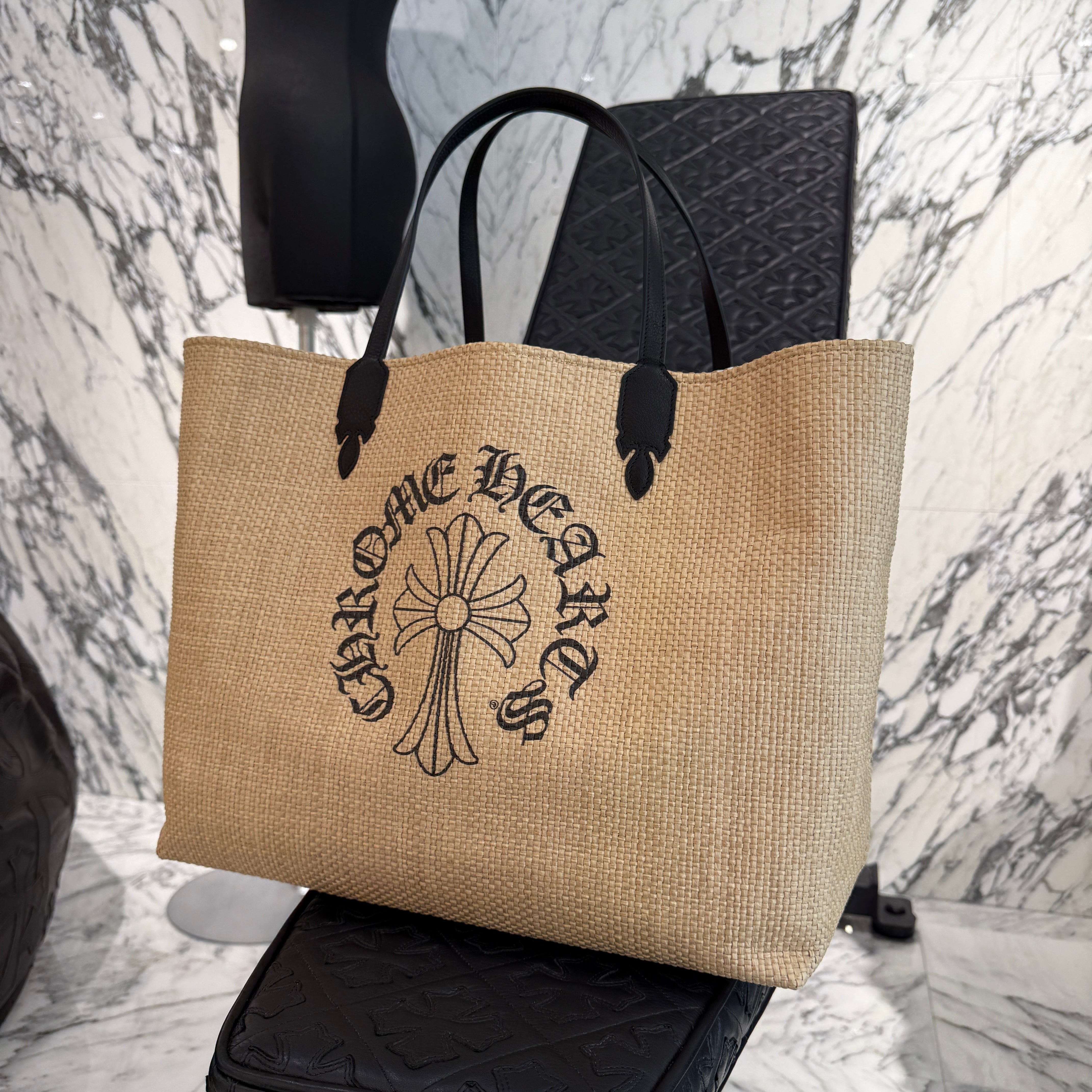 CHROME HEARTS CH Cross Print Large Beaches Bag クロムハーツ CHクロス プリント ラージ ビーチバッグ