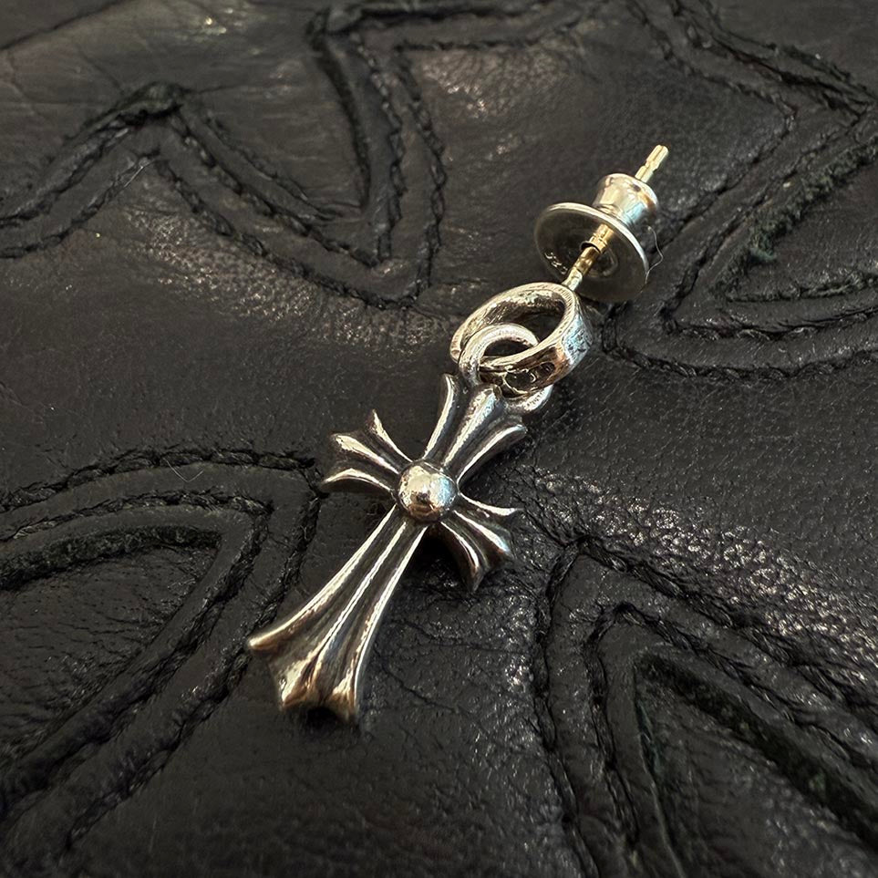 CHROME HEARTS Baby Fat Cross Earring クロムハーツ ベイビーファットクロス ピアス
